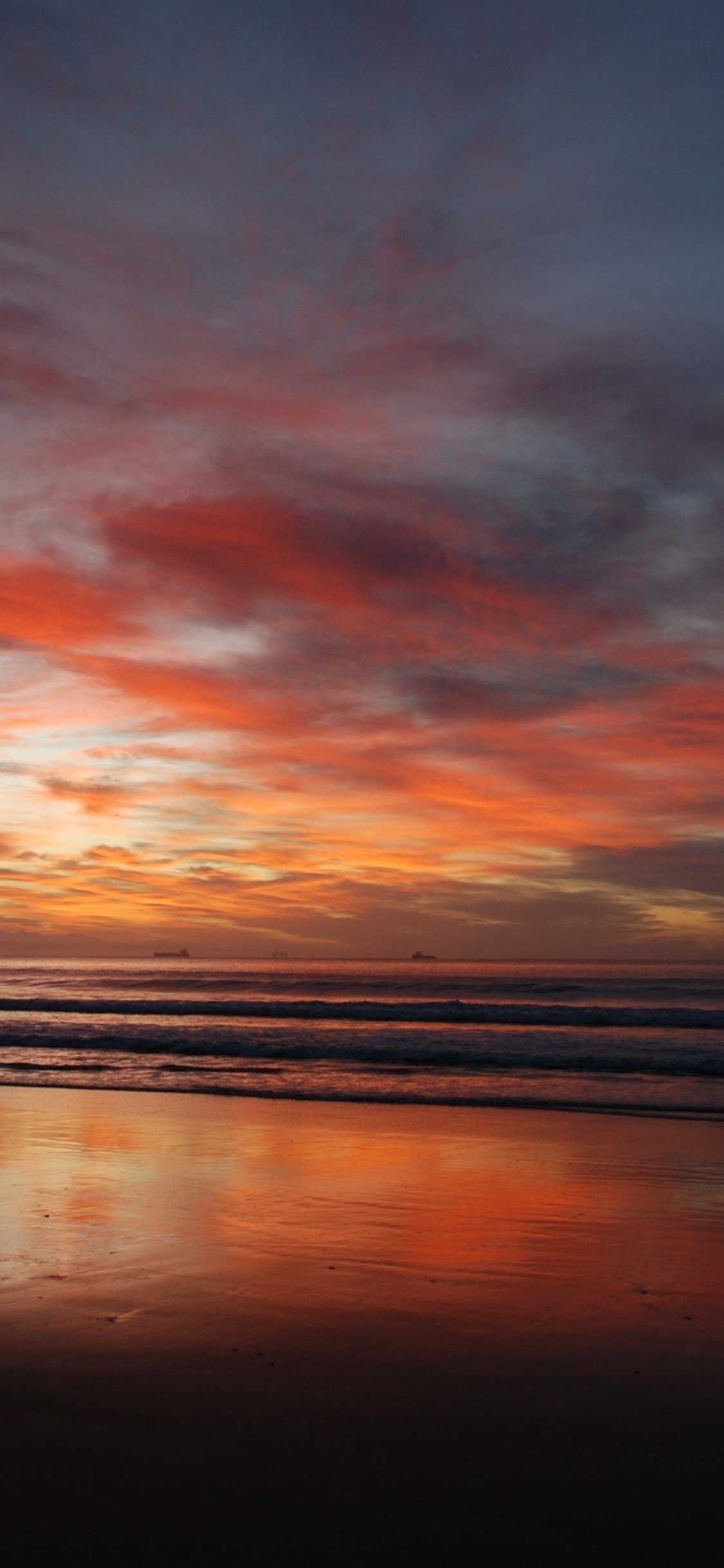Sea Sunrise HD Wallpaper (1125x2436)