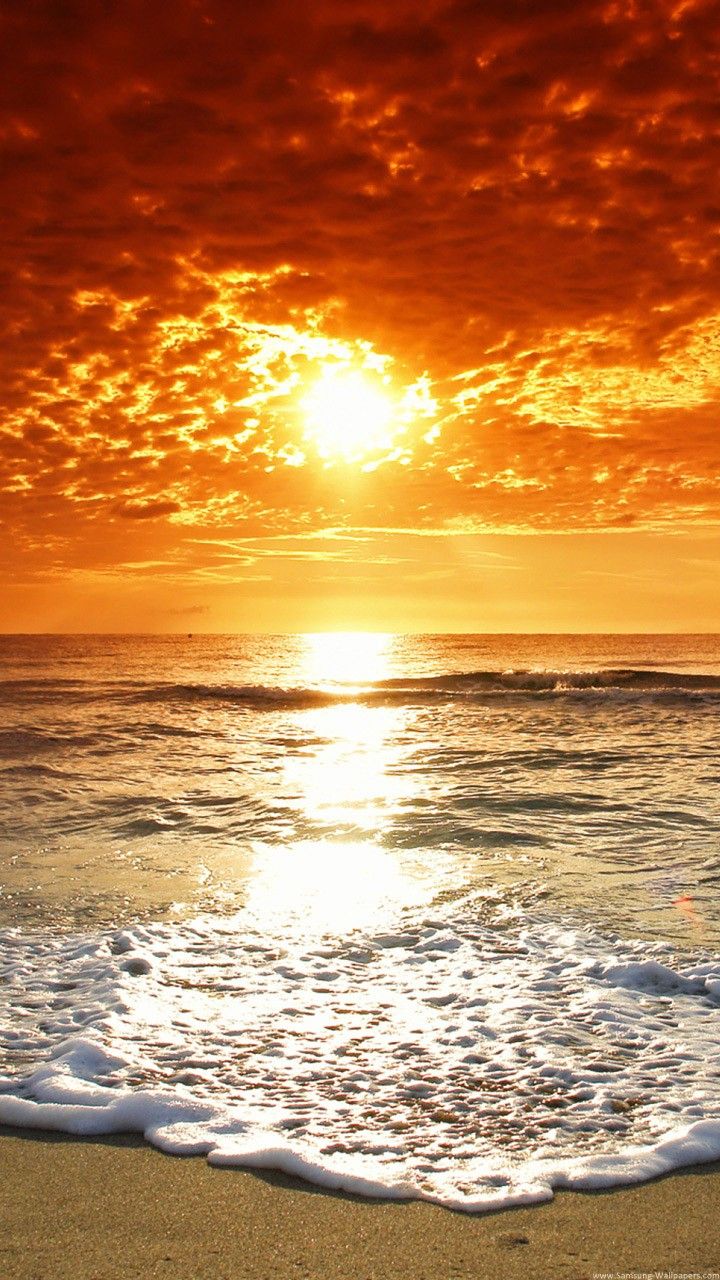 iPhone Wallpaper. Horizon, Sky, Sunrise, Sunset, Sea, Ocean