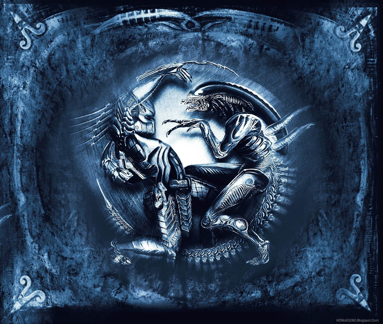 HD desktop background wallpaper: Alien VS Predator Wallpaper