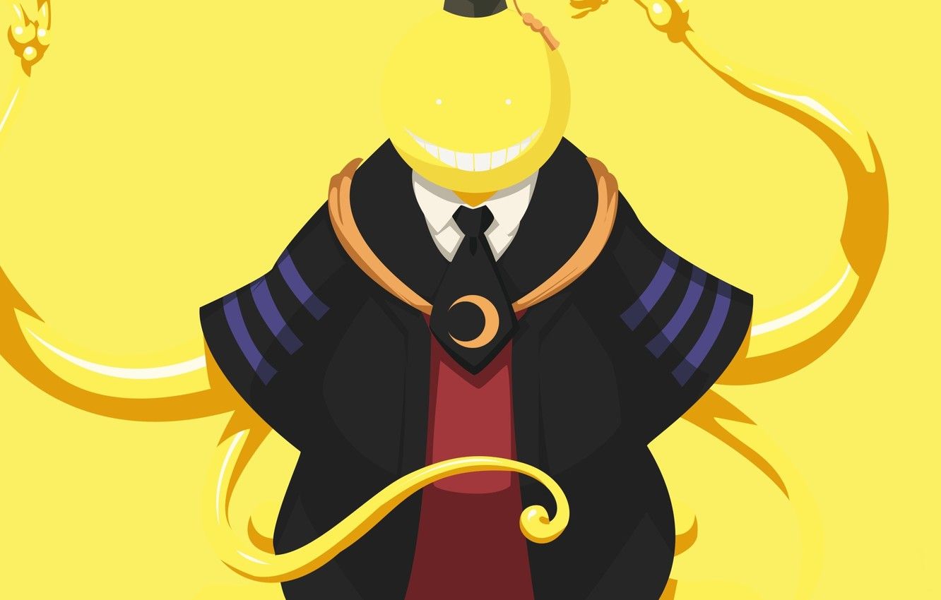 Wallpaper ufo, moon, game, hat, yellow, alien, smile, anime