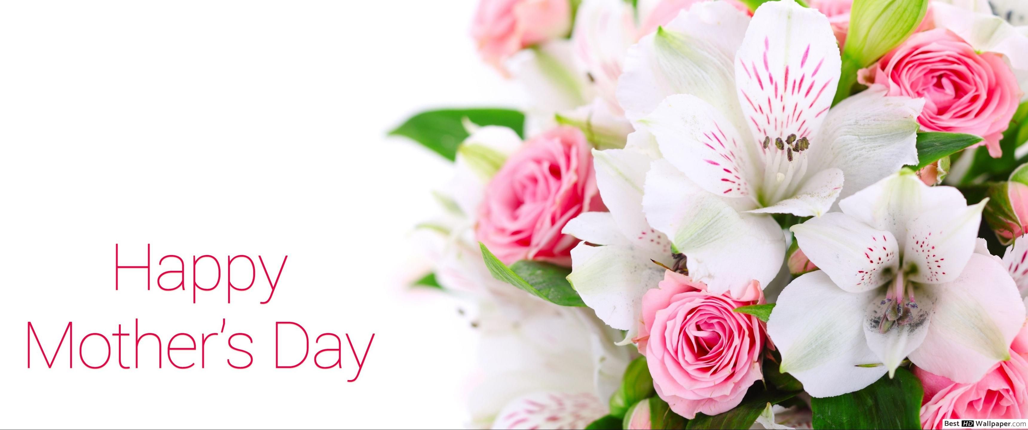 Mother's Day Note Gift Flower HD wallpaper download