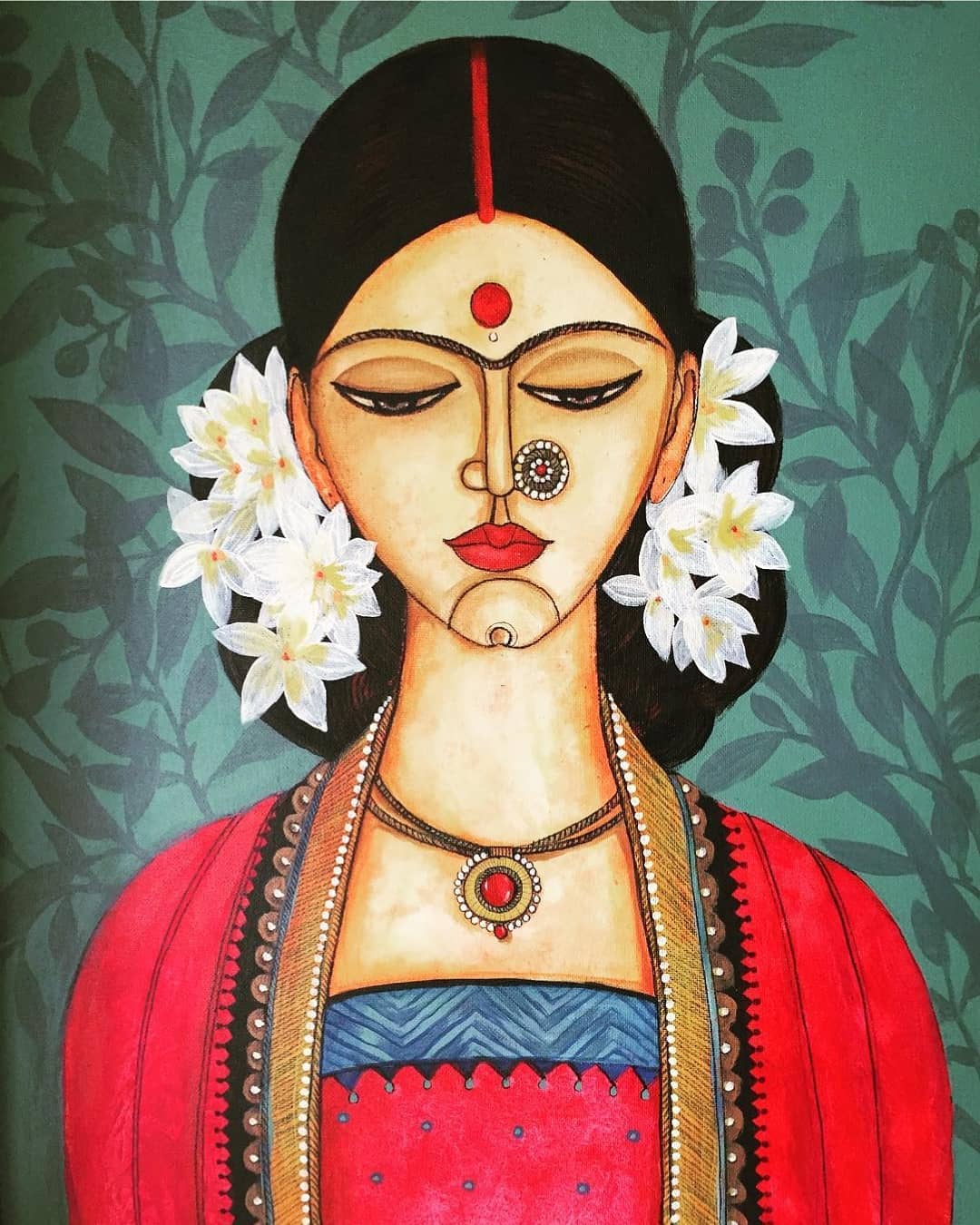 Most Beautiful Indian Paintings from top Indian Artists