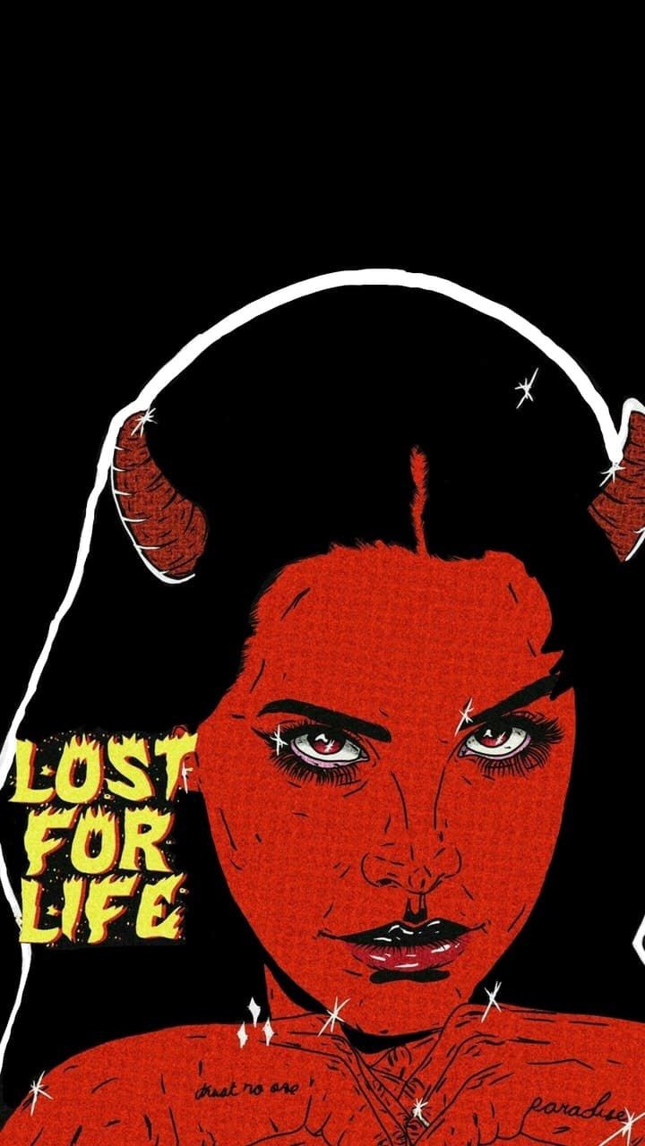 lana del rey, devil girl, lust for life and pop art