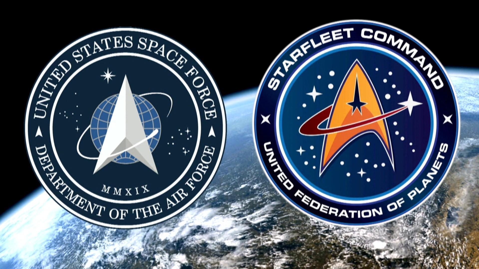 US Space Force logo revealed and some see similarities to 'Star Trek'