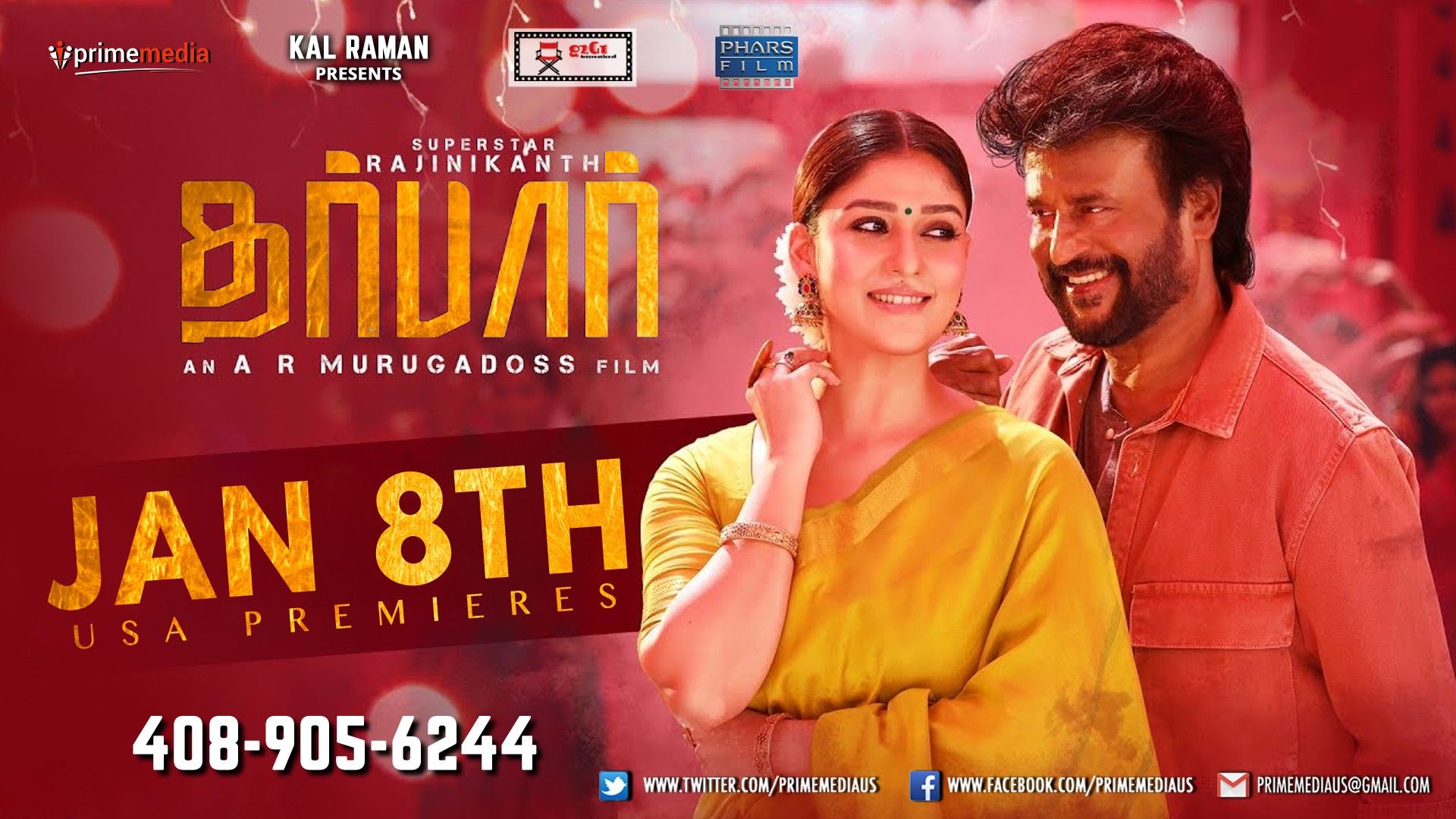 Superstar Darbar' premieres in USA on 08 Jan 2020. View7media