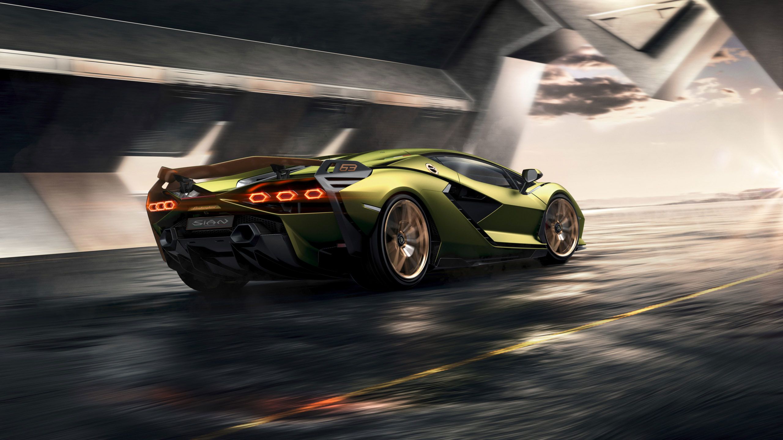 4k Ultra HD Racing Car Wallpaper, Lamborghini Sian
