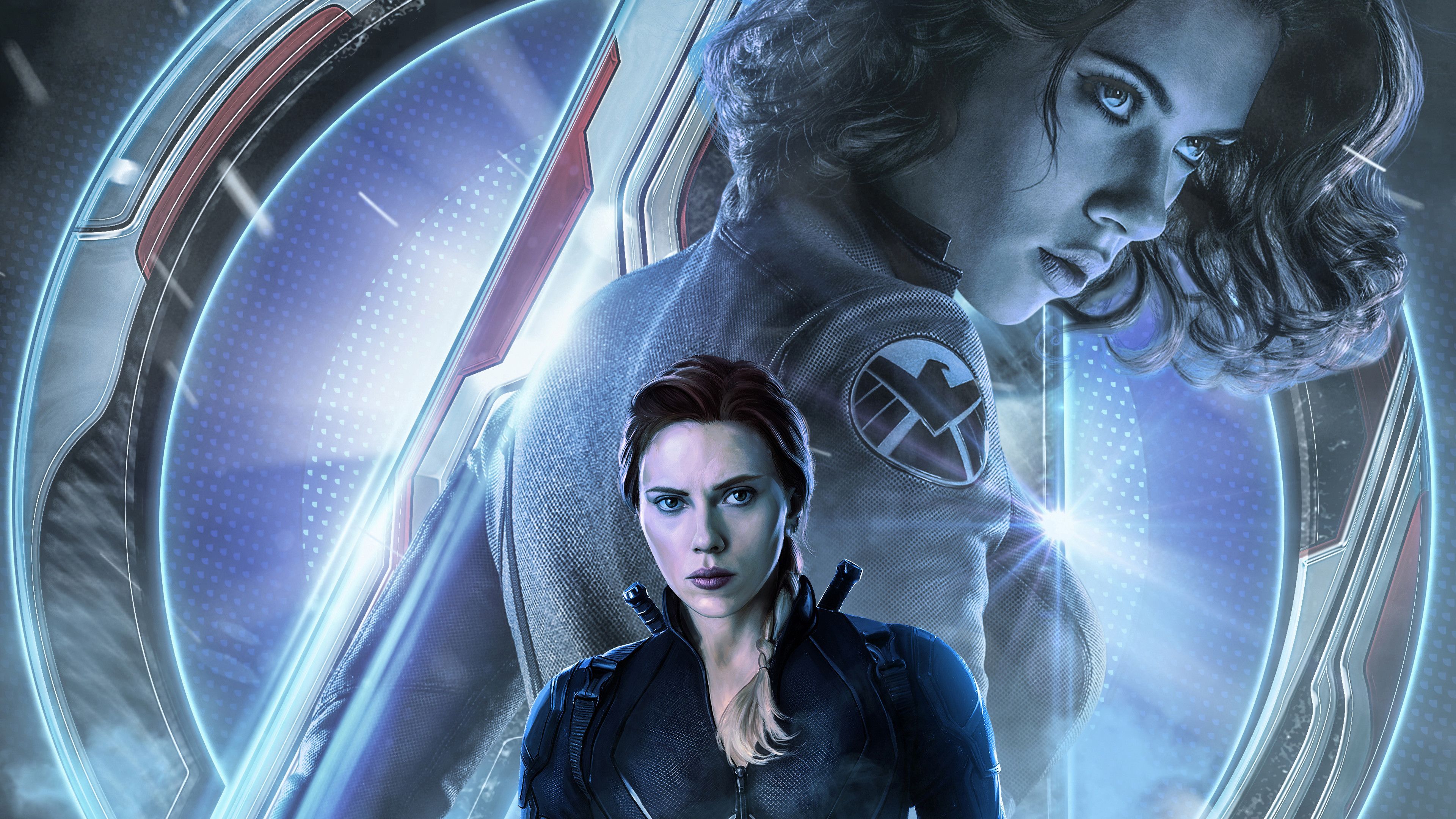 Avengers: Endgame Black Widow Natasha Romanoff 4K Wallpaper