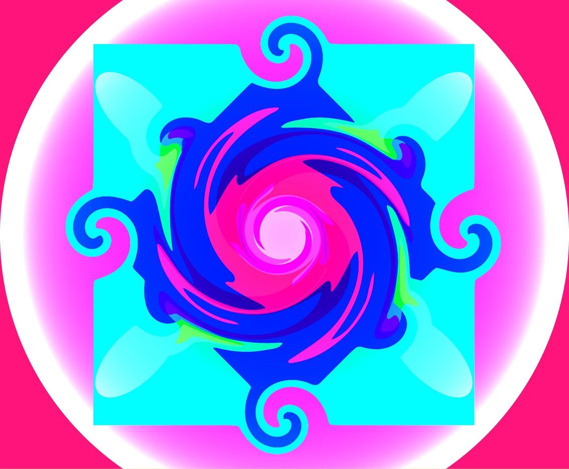 Psychedelic Background Vector svg, eps file