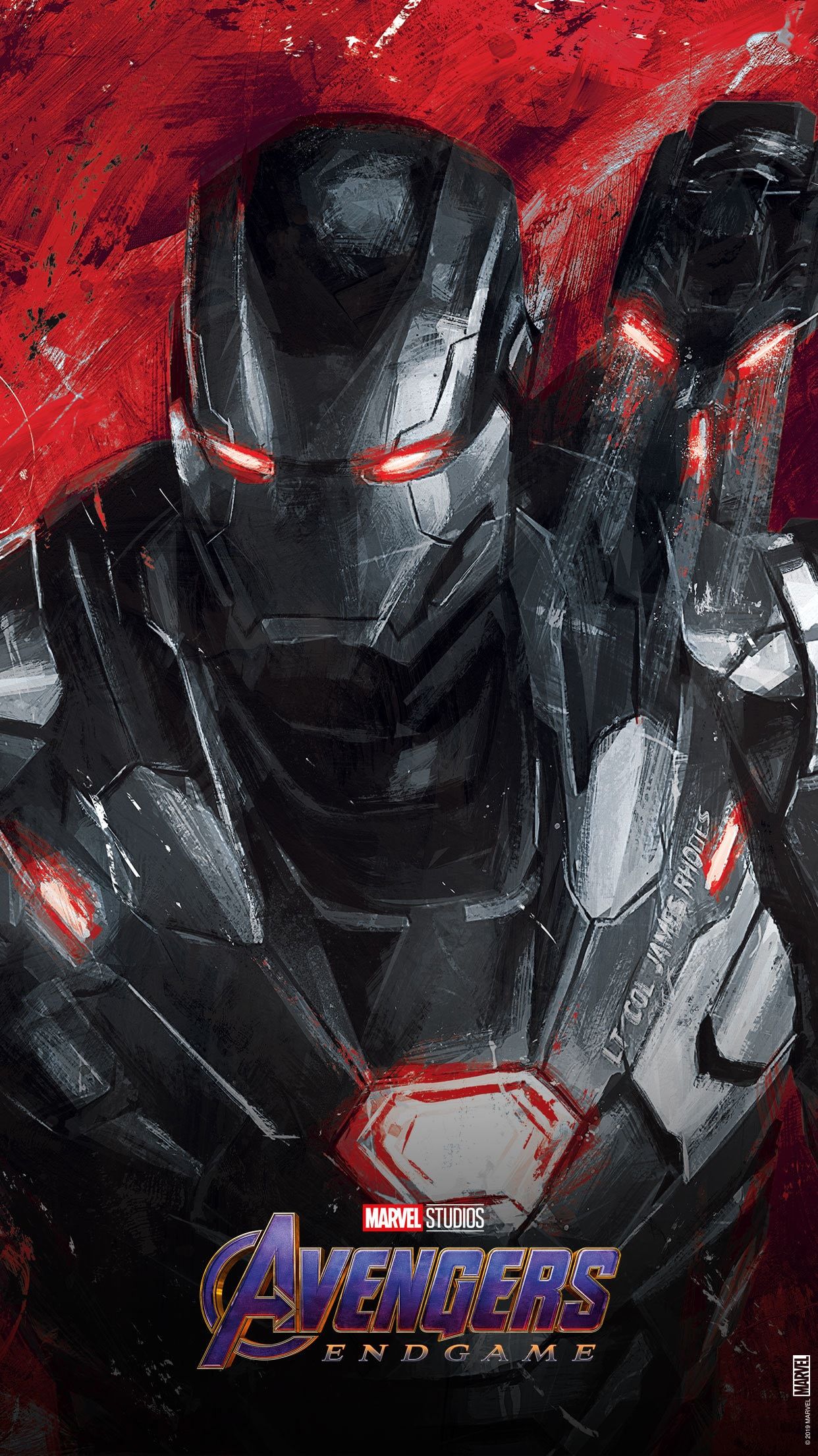 Avengers Endgame War Machine Promo Art Wallpaper
