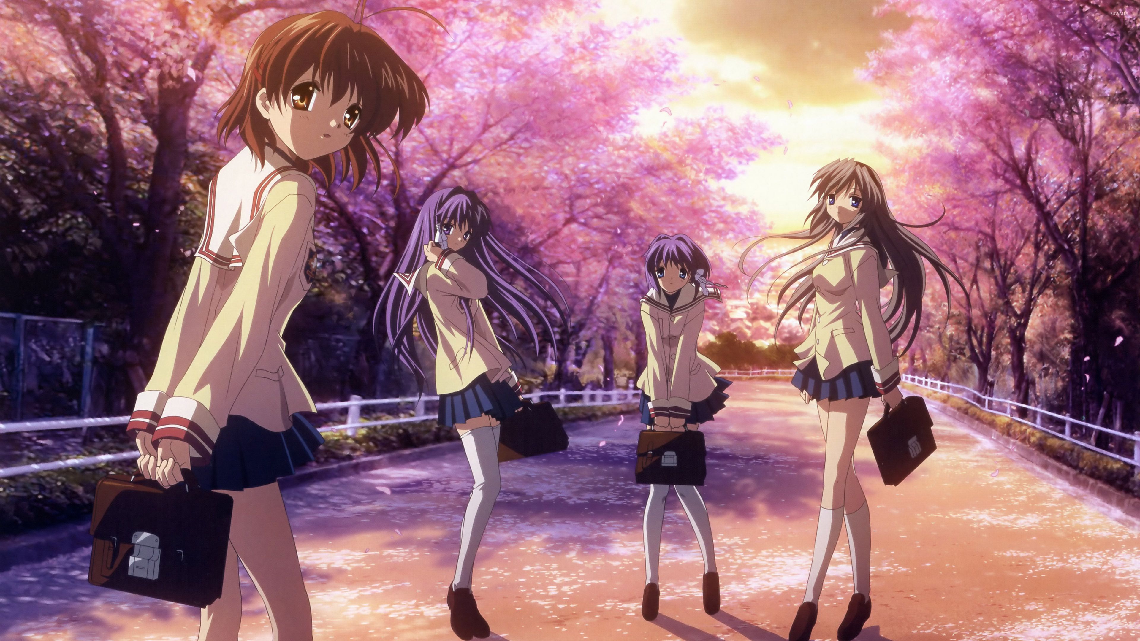 Download Top Anime Clannad Main Characters Wallpaper