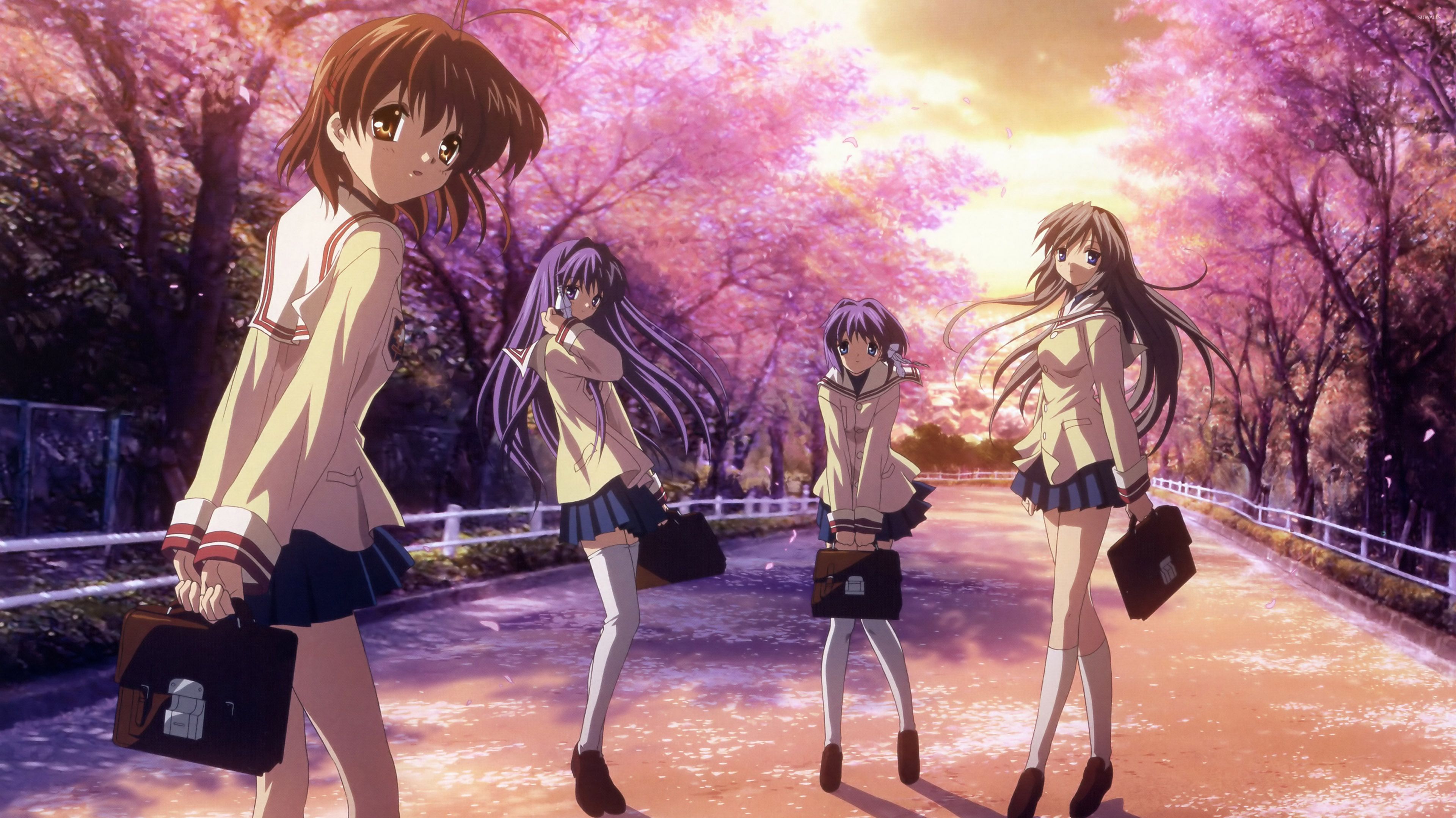 HD clannad characters wallpapers