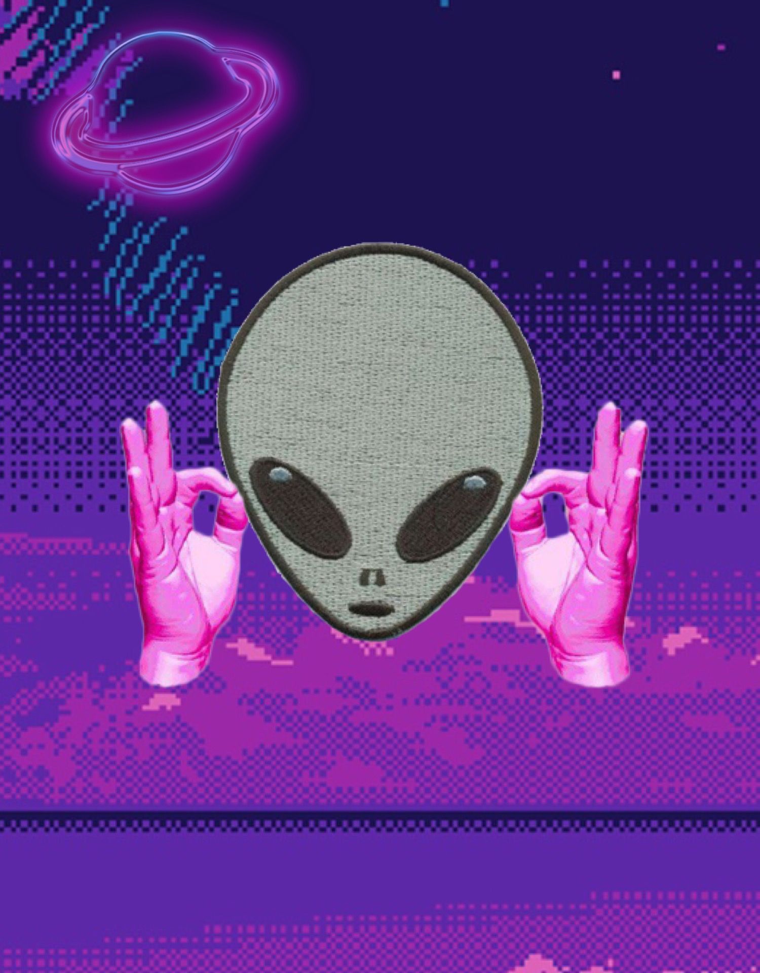 aesthetic #alienwallpaper #alien #lit #wallpaper
