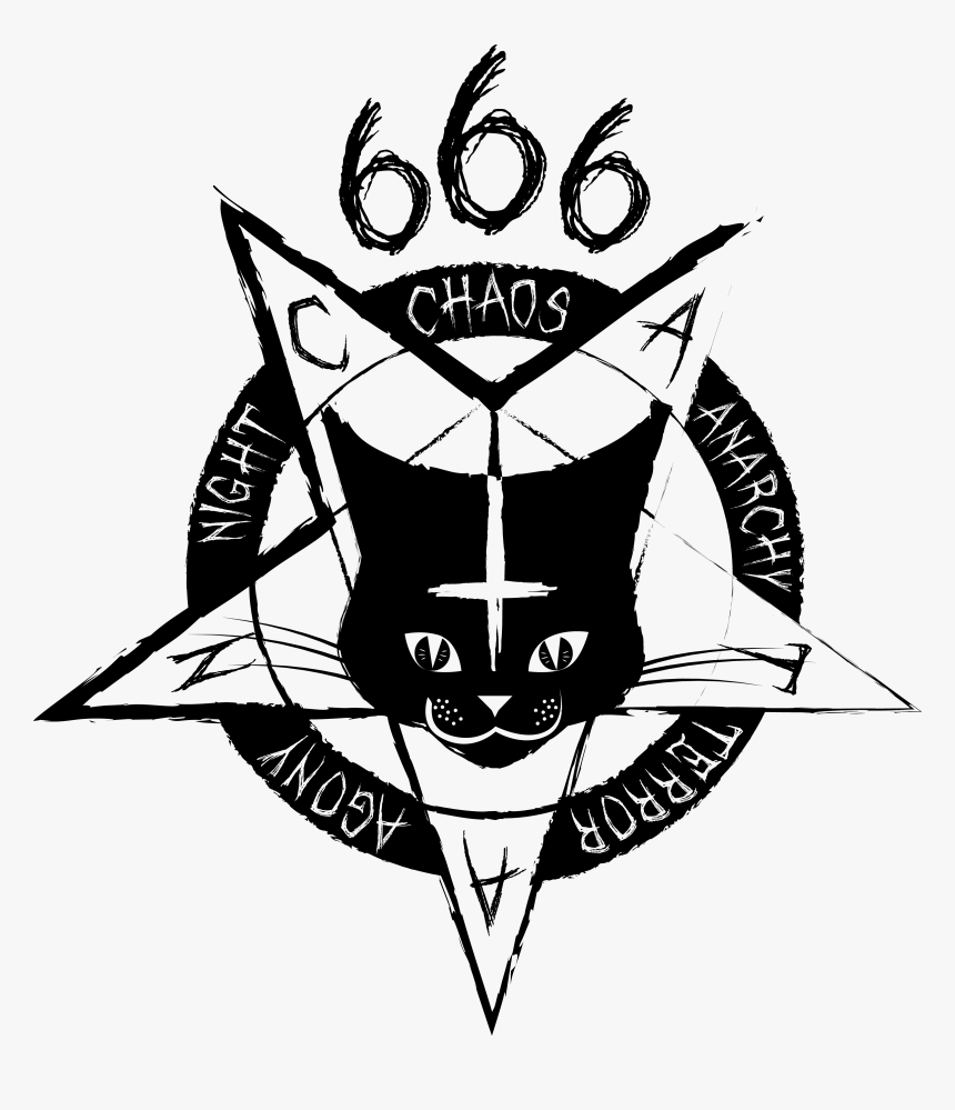 Clip Art Satanic iPhone Wallpaper Cat Drawing, HD Png