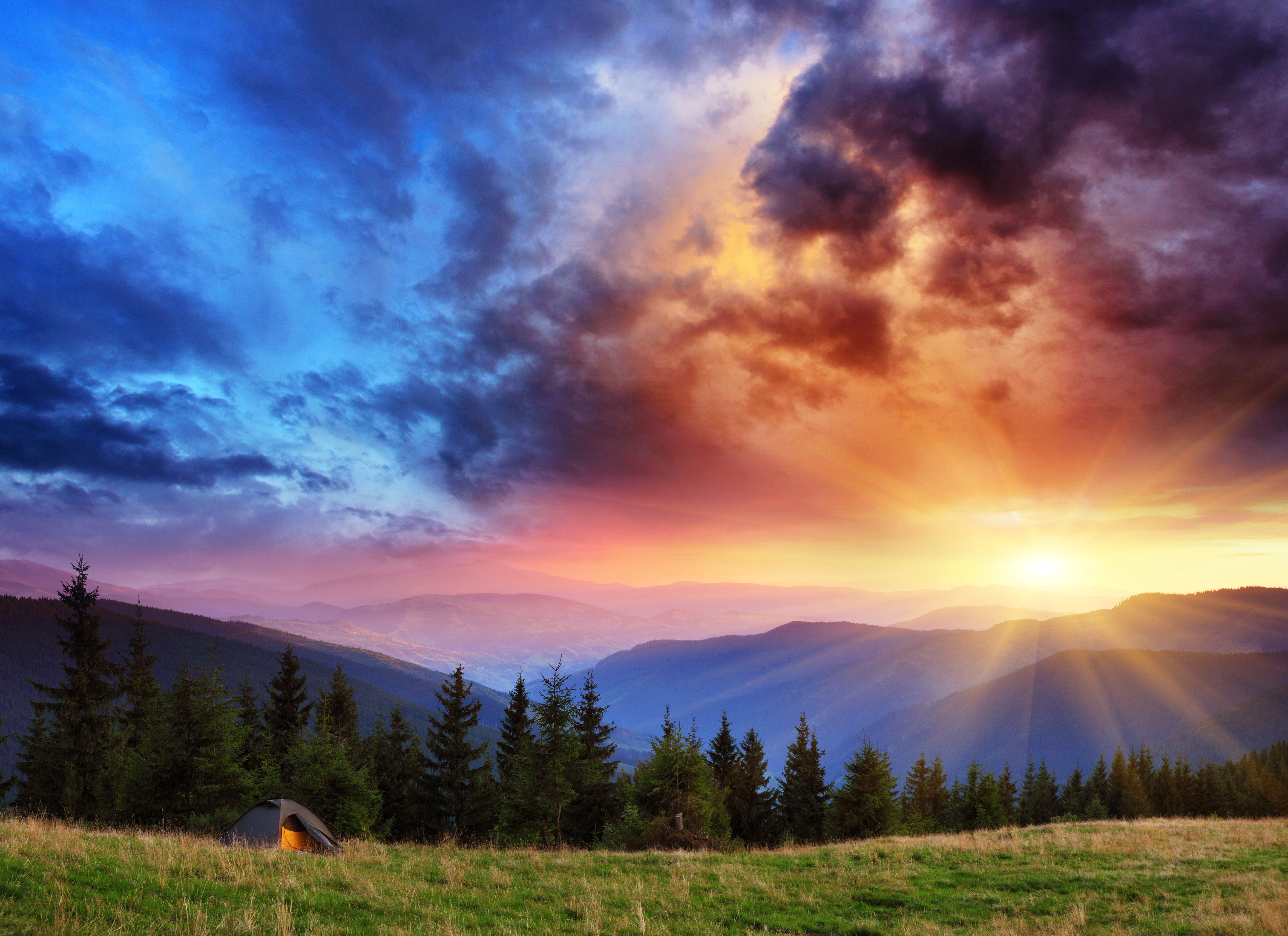 Nature -> Sunrise wallpaper. Scenery