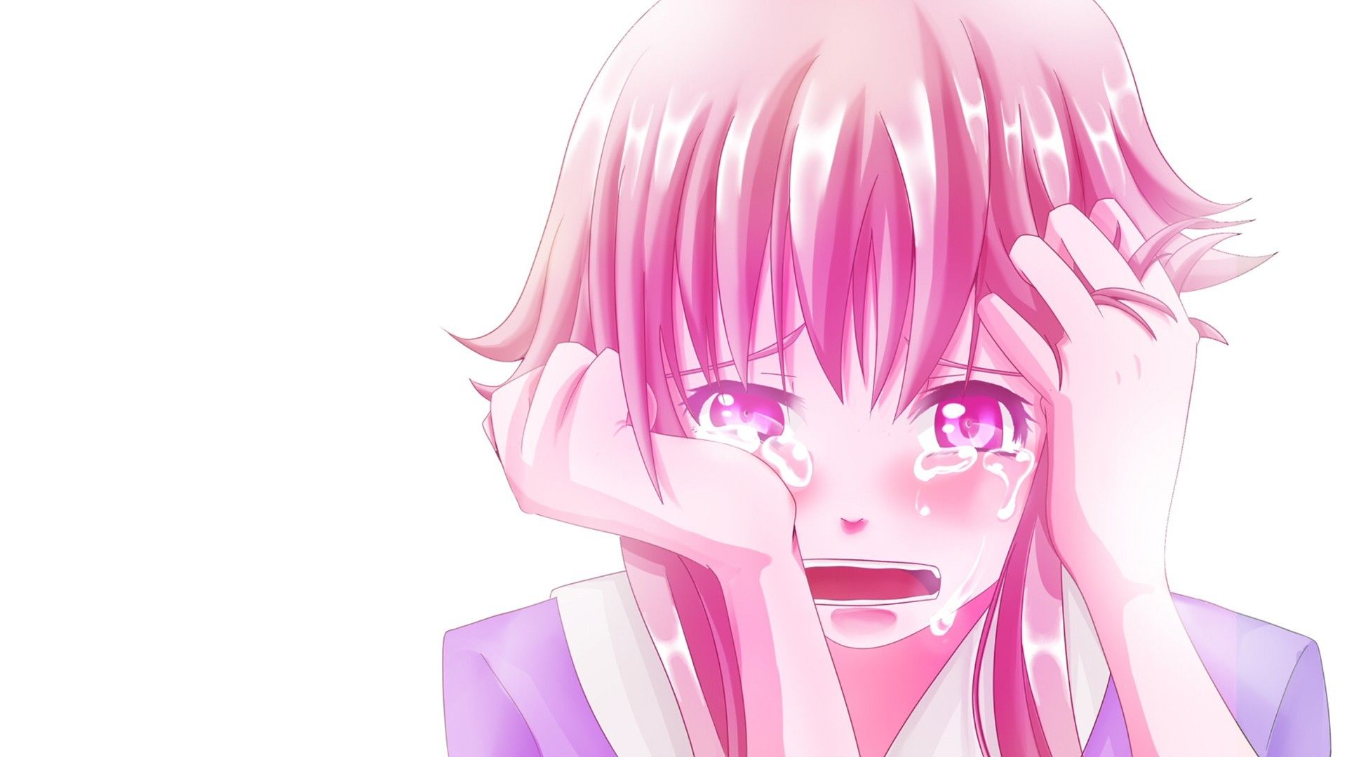Crying Anime Girl Background Wallpaper .baltana.com