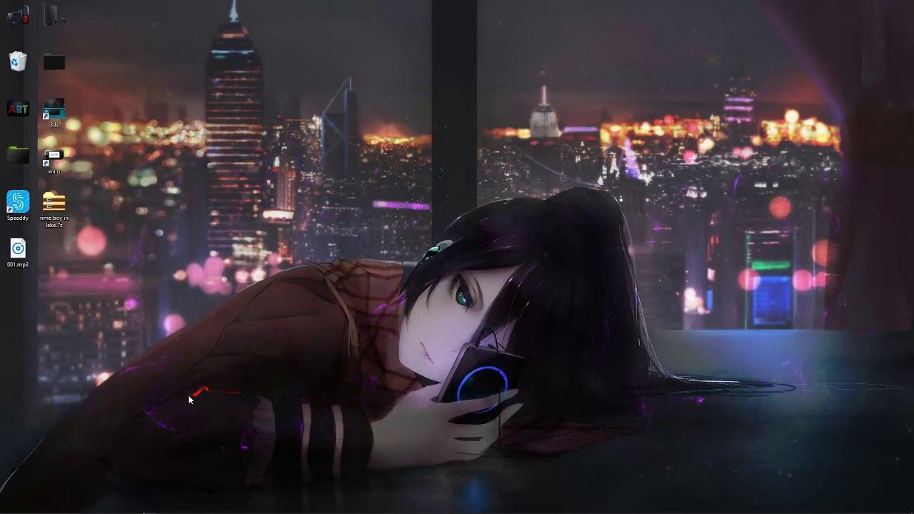 anime Fallen Angel 4k live wallpaper free download