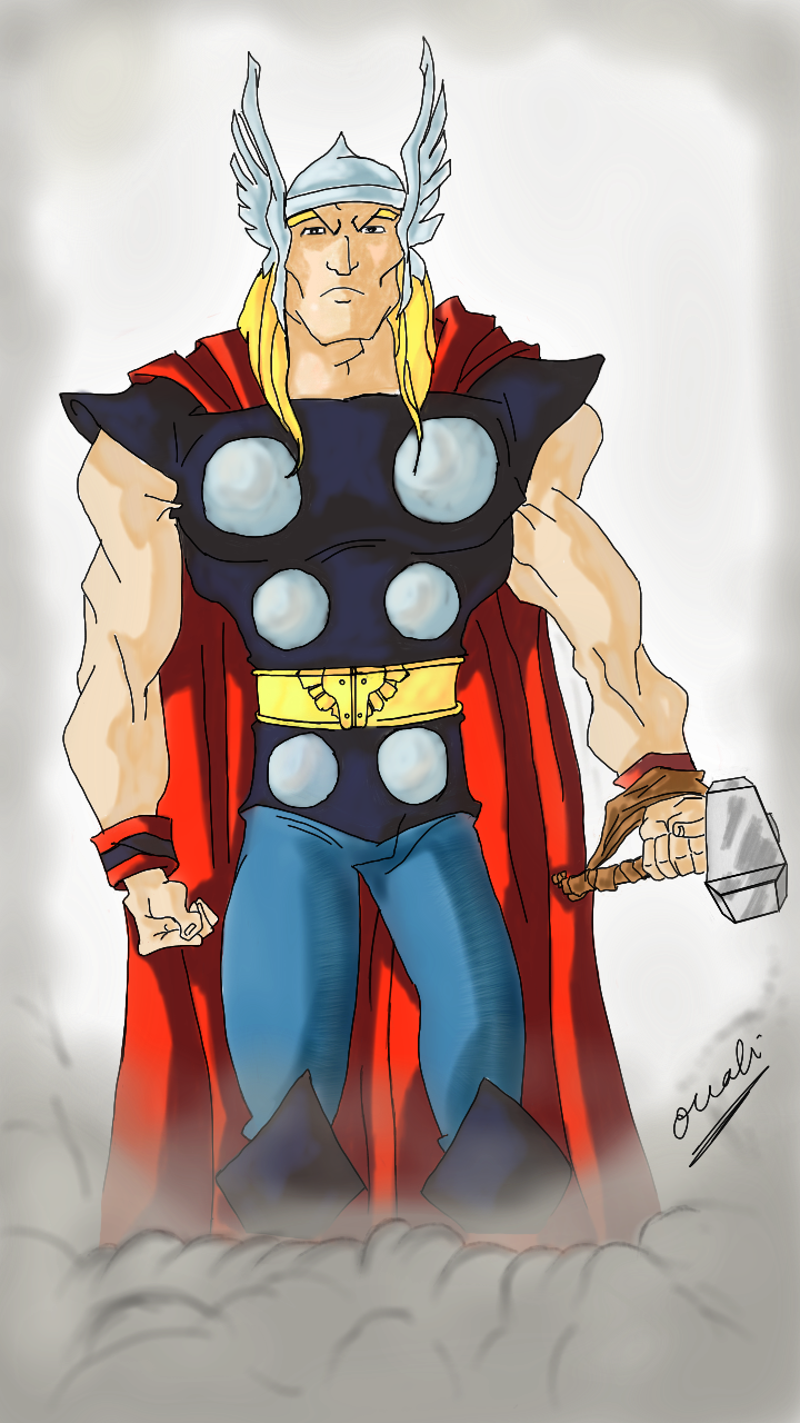Thor Drawing Fan Art