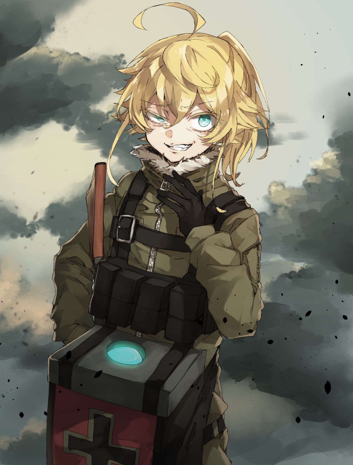 HD wallpaper Anime Youjo Senki Tanya Degurechaff indoors wall   building feature  Wallpaper Flare