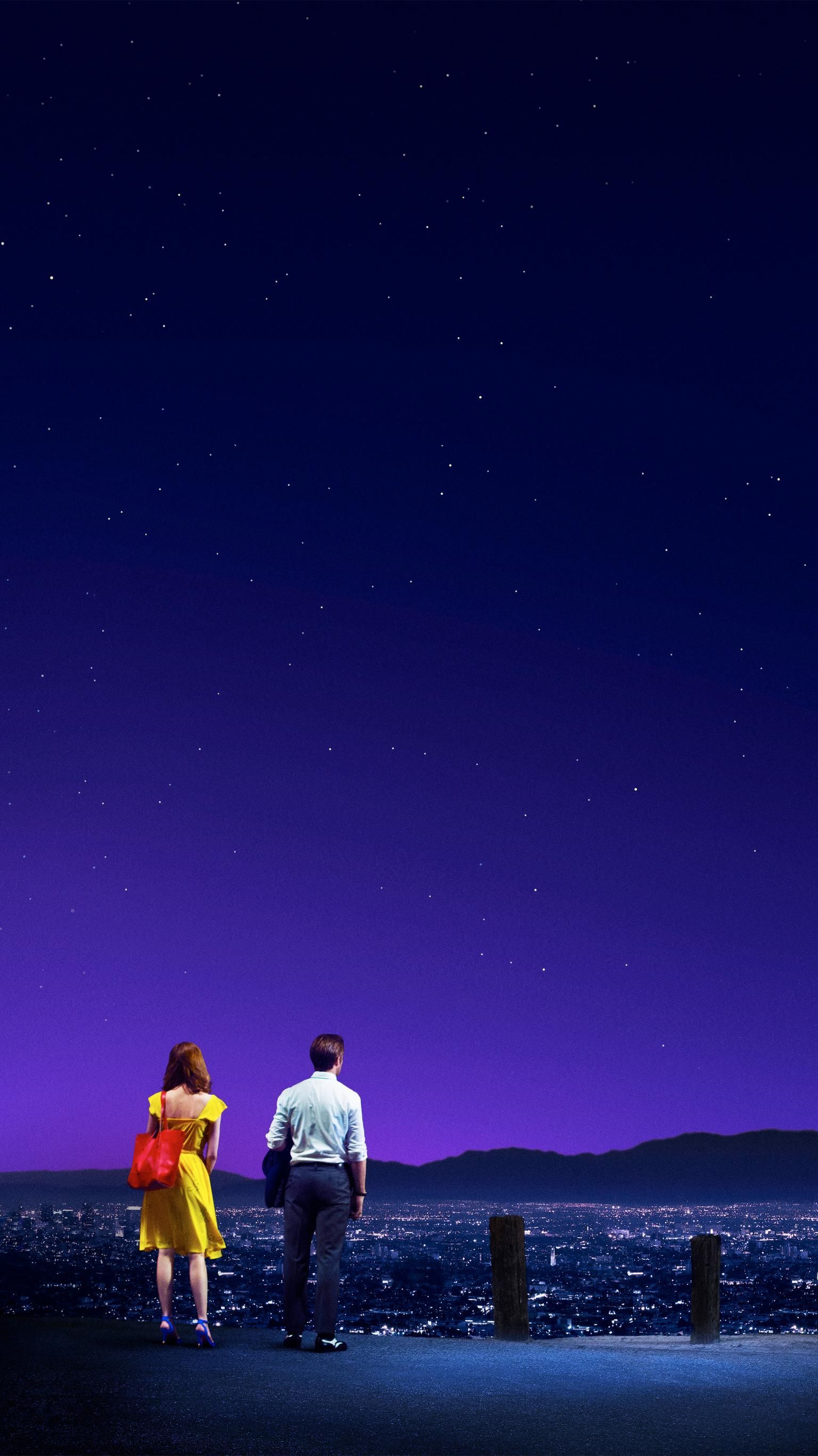 La La Land (2016) Phone Wallpaper. Pôsteres de filmes, Wallpaper