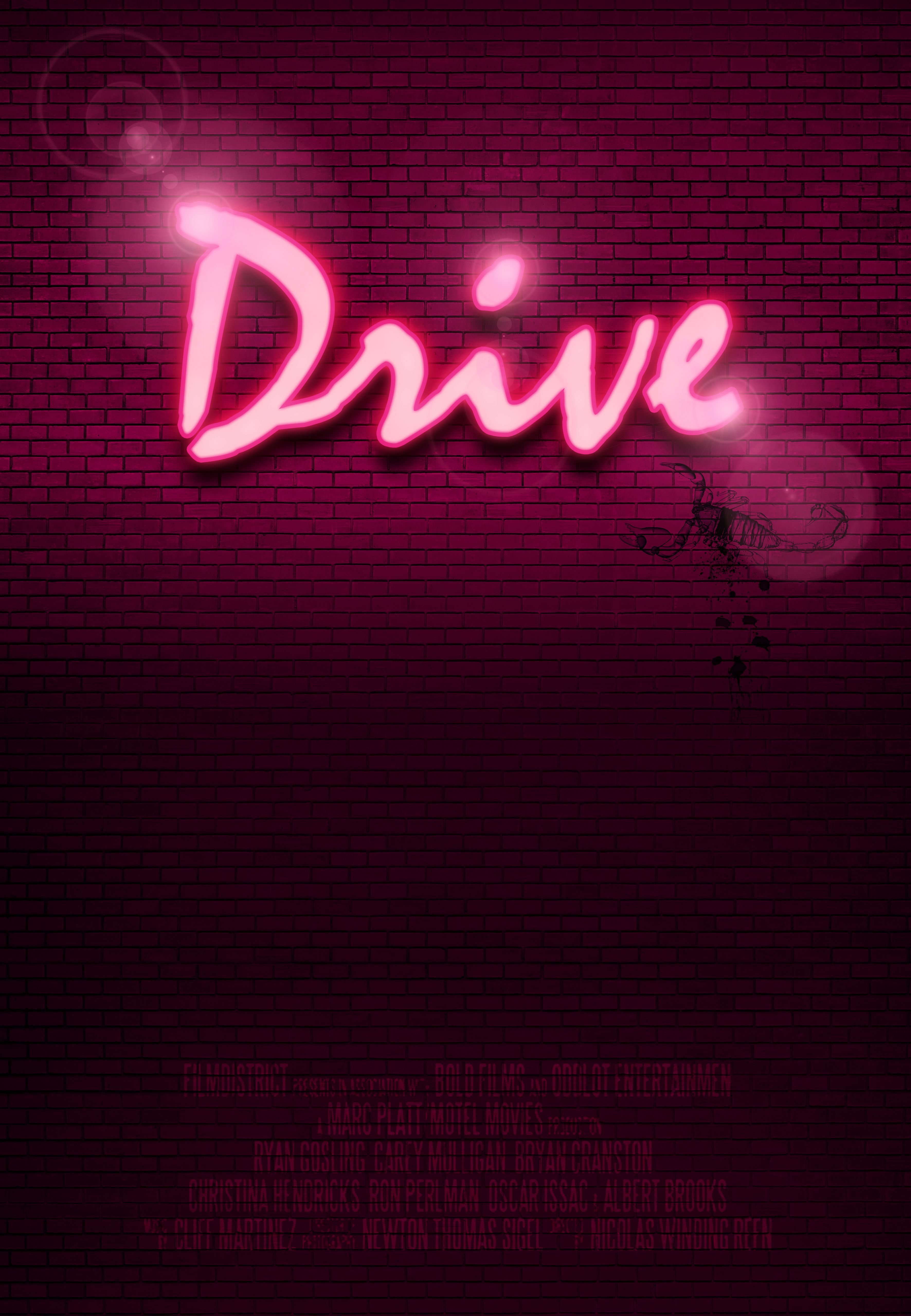 Drive movie poster. Drive movie poster, Drive