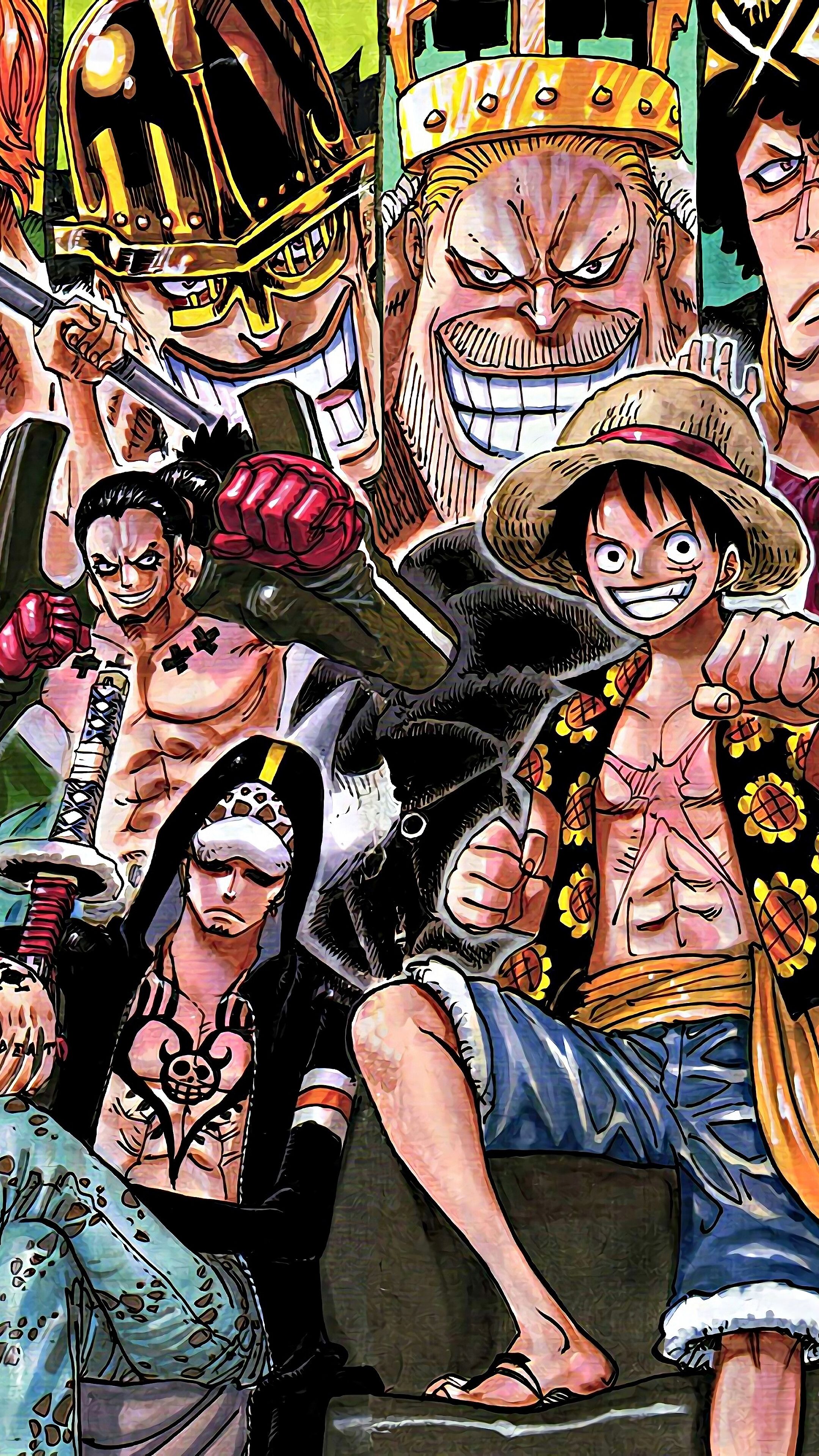 One Piece, Straw Hat Pirates, Grand Fleet, 4K iPhone 6s, 6 HD Wallpaper, Image, Background, Photo and Picture. Mocah.org HD Wallpaper