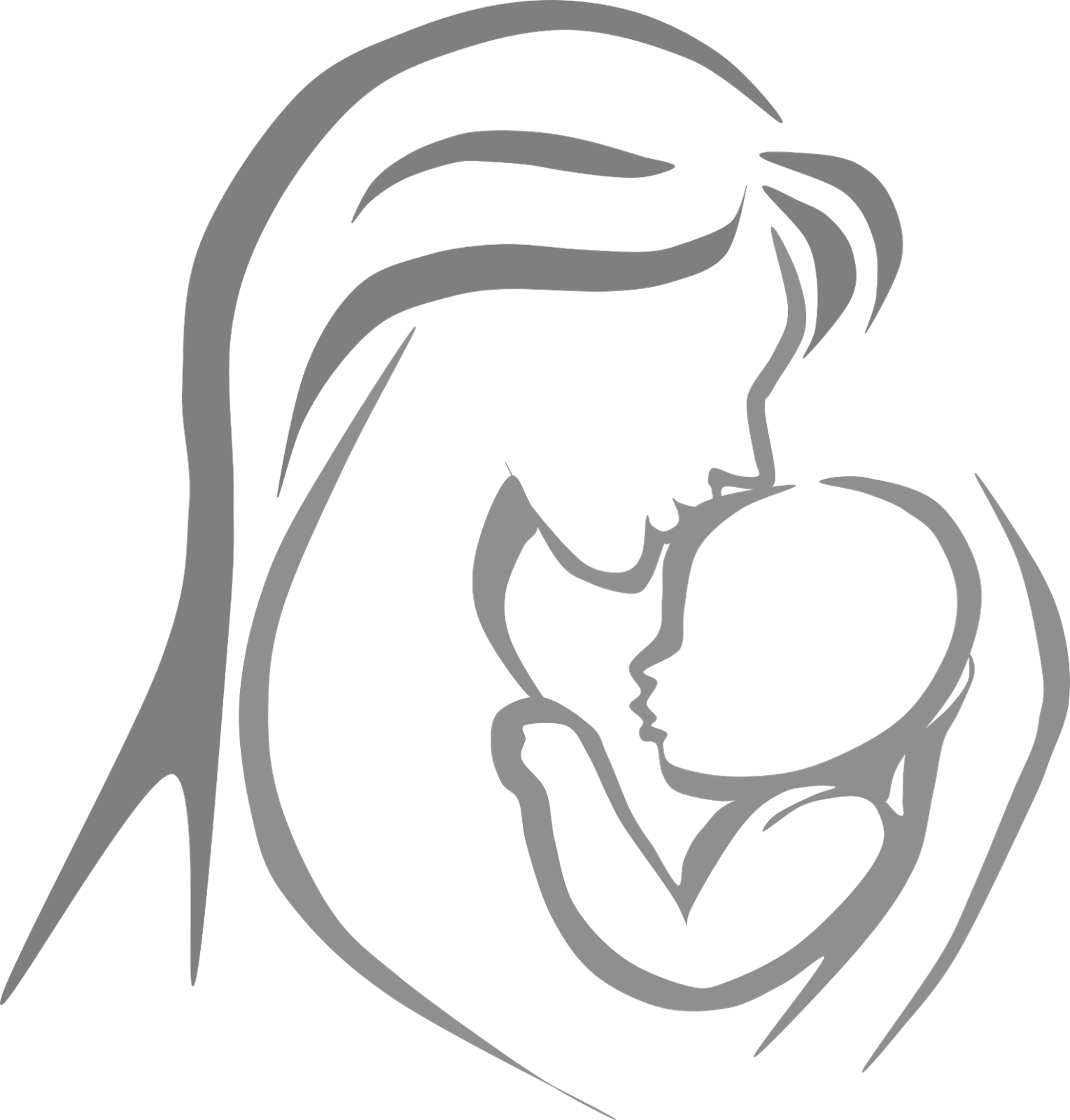 Mother and child picture clip art. Mother, child picture