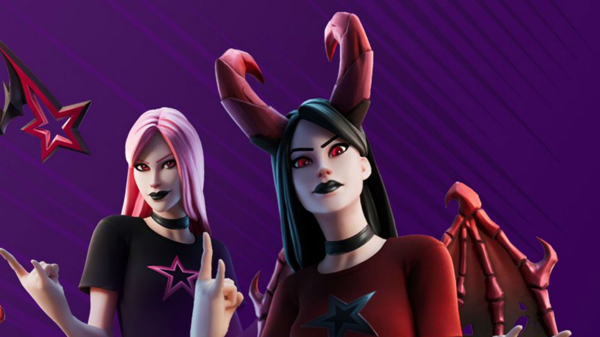 I'm a Hex Girl with Fortnitemares new skin
