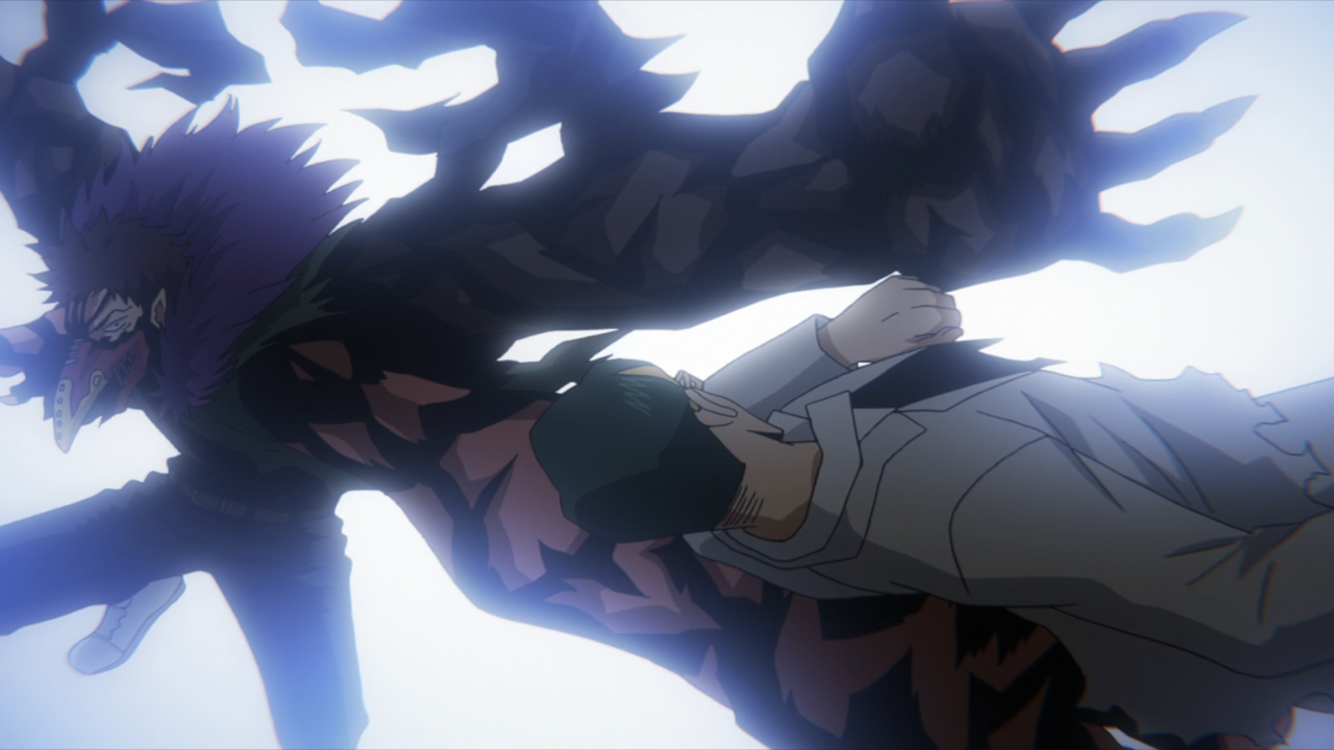 Nighteye Squad vs. Kai Chisaki & Hari Kurono. My Hero Academia