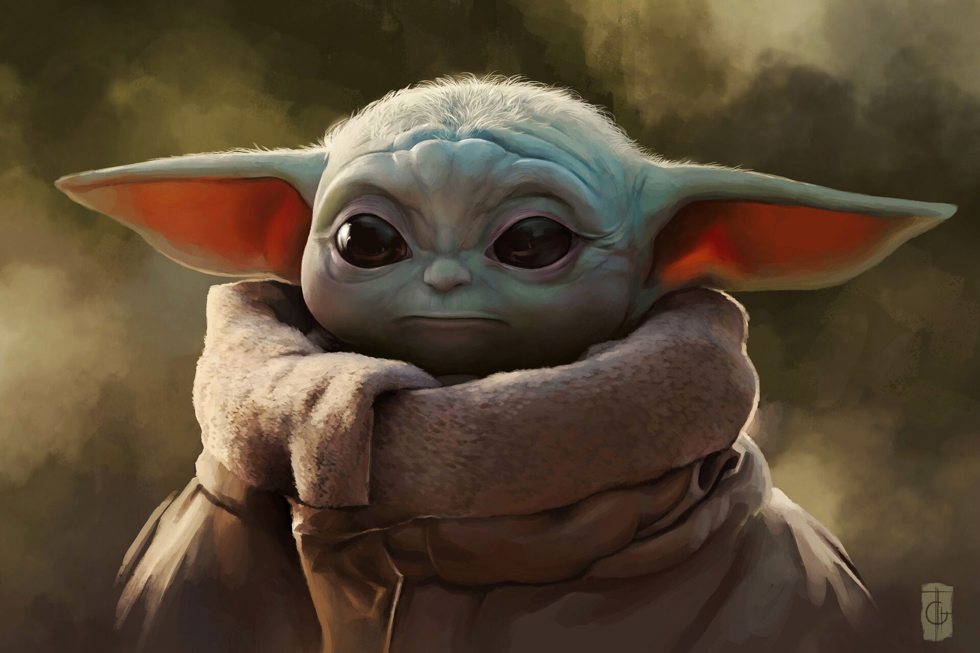 Baby Yoda, Star Wars, The Mandalorian Wallpaper