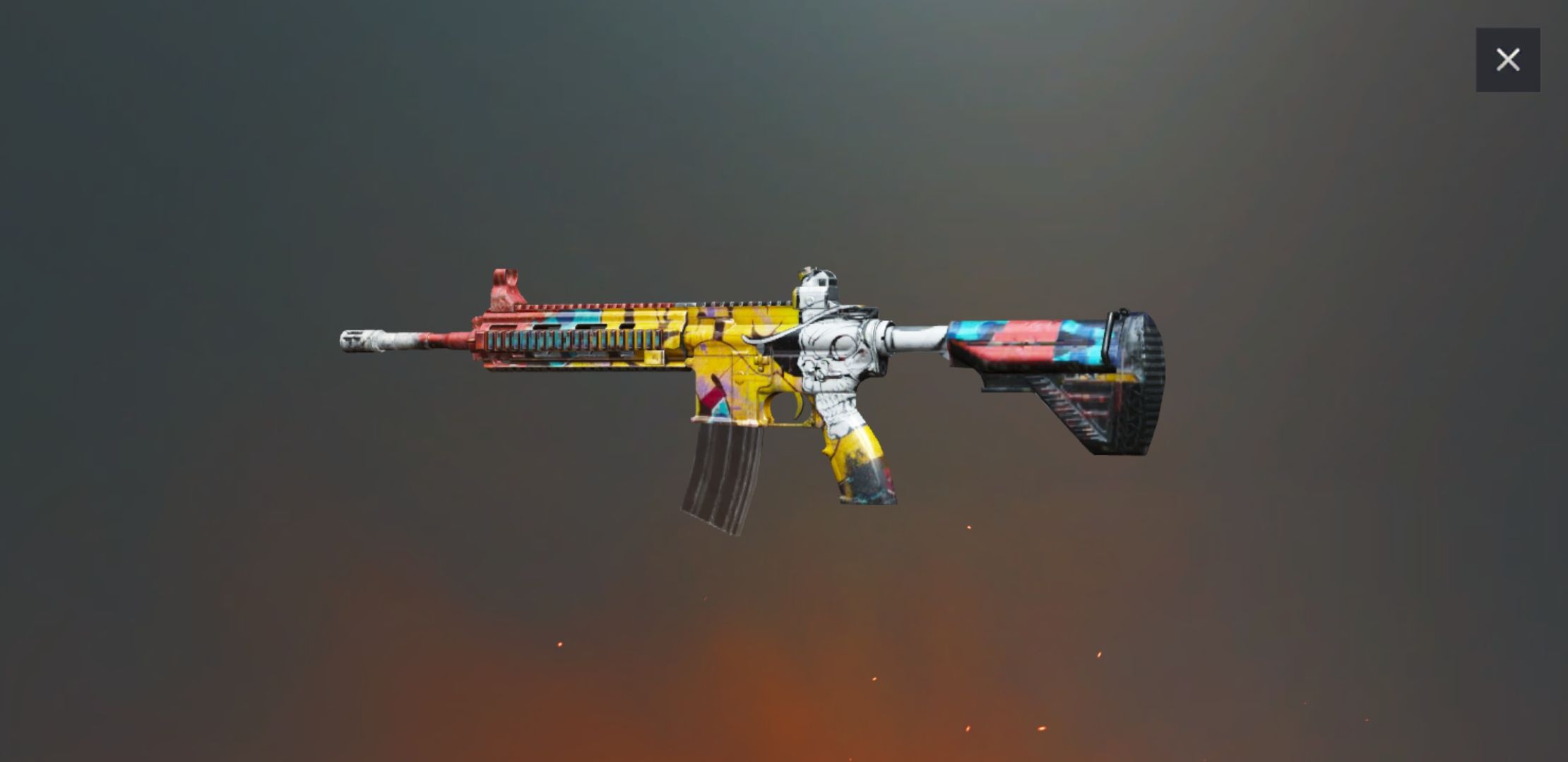 This is the Graffiti M4. Probably the best skin for the gun in my