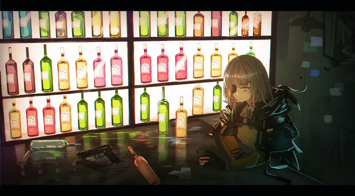 prompthunt: An anime girl drinking a cup of coffee, enjoying the warmth,  anime scene by Makoto Shinkai, digital art