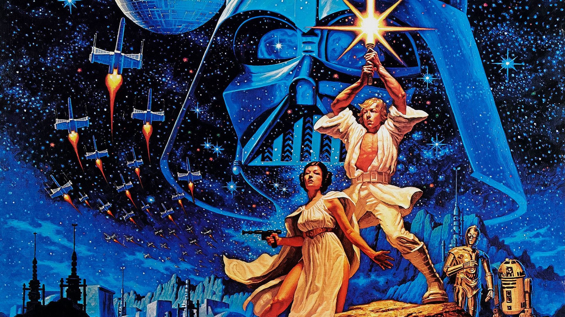 Star Wars Original Trilogy Aesthetic Wallpaper