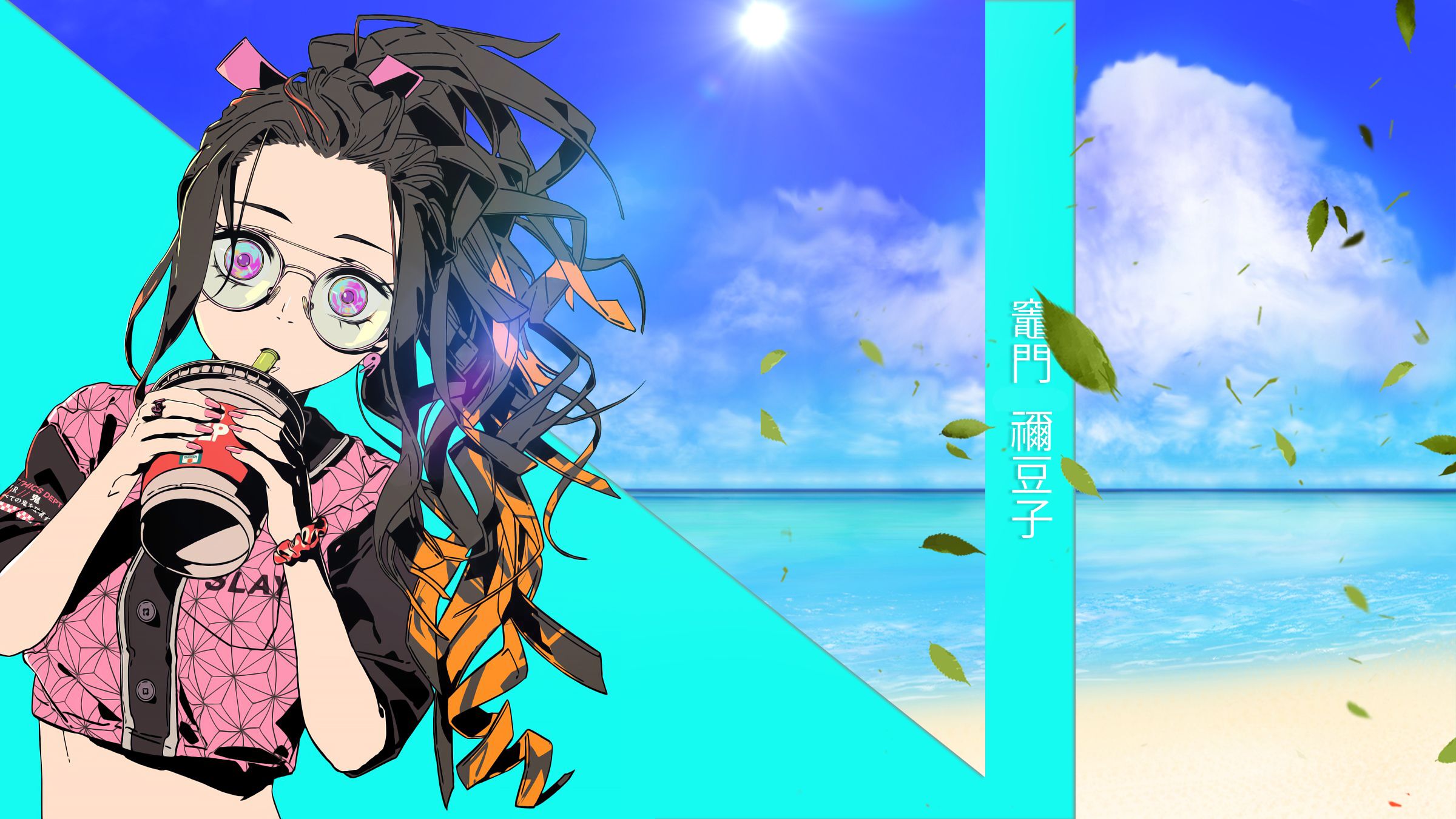 Nezuko Kamado Cool Art Wallpaper, HD Anime 4K Wallpapers, Image