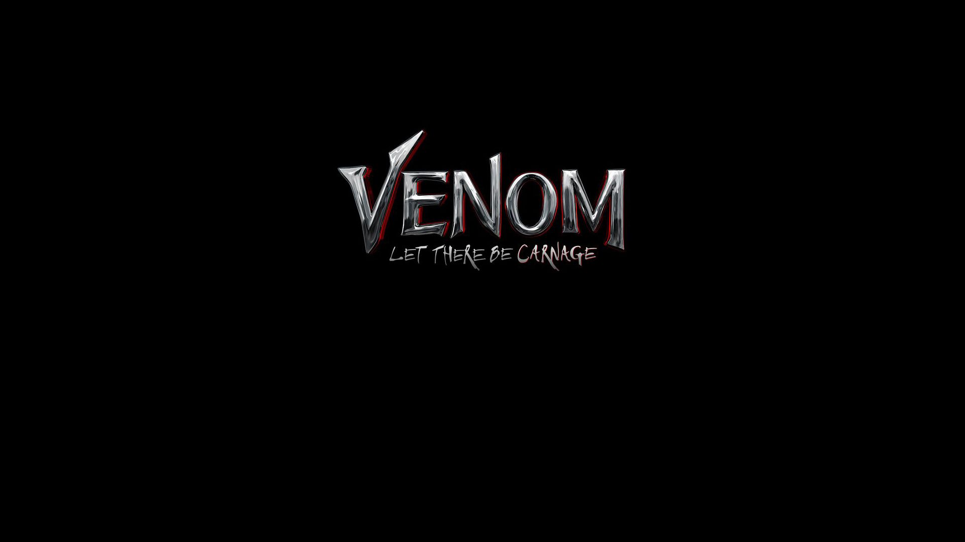 Venom 2 Let There Be Carnage Logo Wallpaper, HD Movies 4K