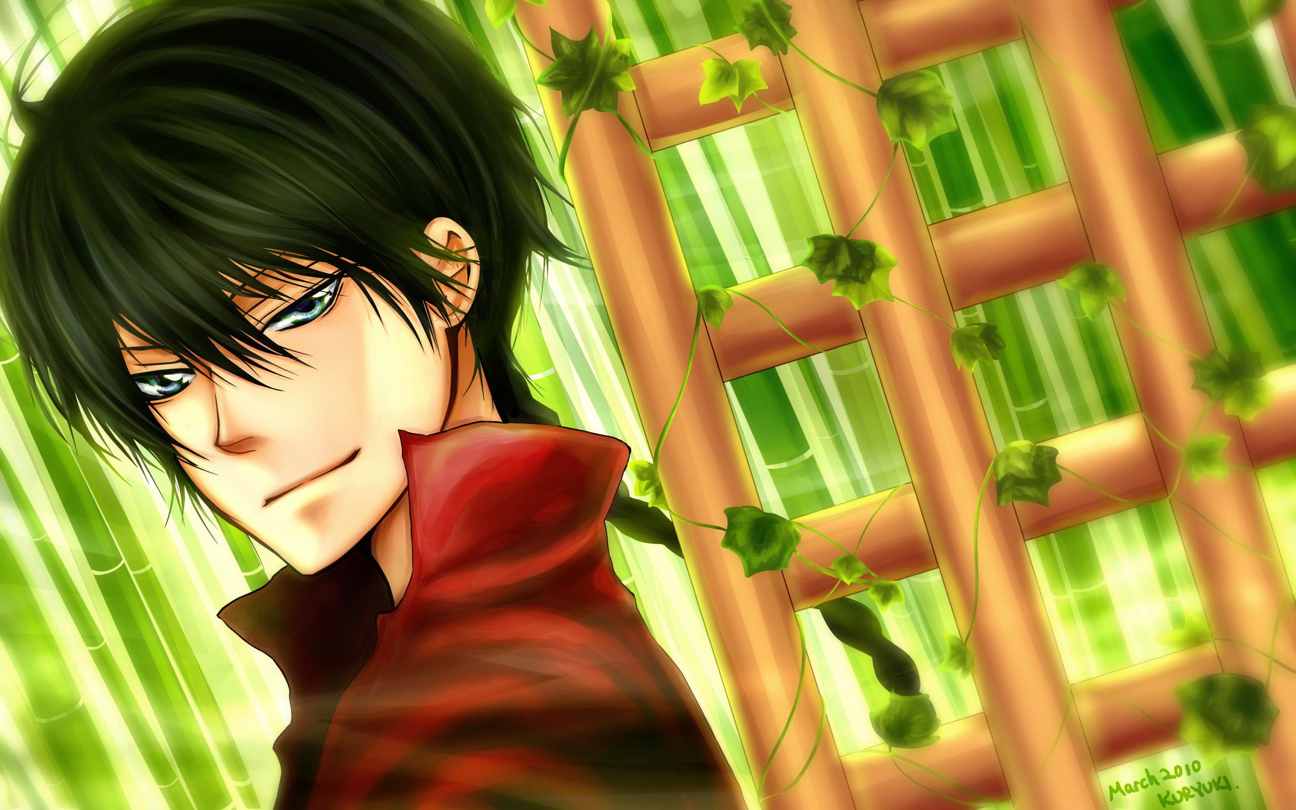 Black haired man anime character HD wallpapers