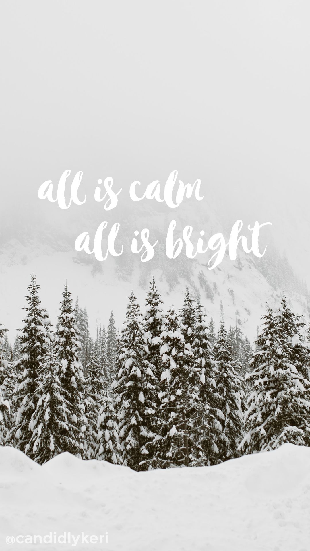 all is calm all is bright background wallpaper you can download for free on the blog. Wallpaper iphone christmas, Christmas wallpaper, Christmas phone wallpaper