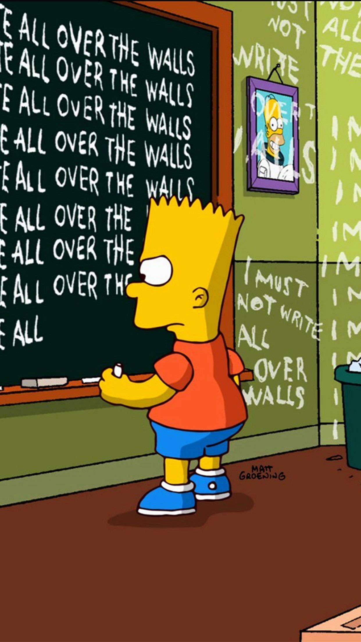 Simpsons iPhone Wallpaper Awesome Bart Simpson Wallpaper 68