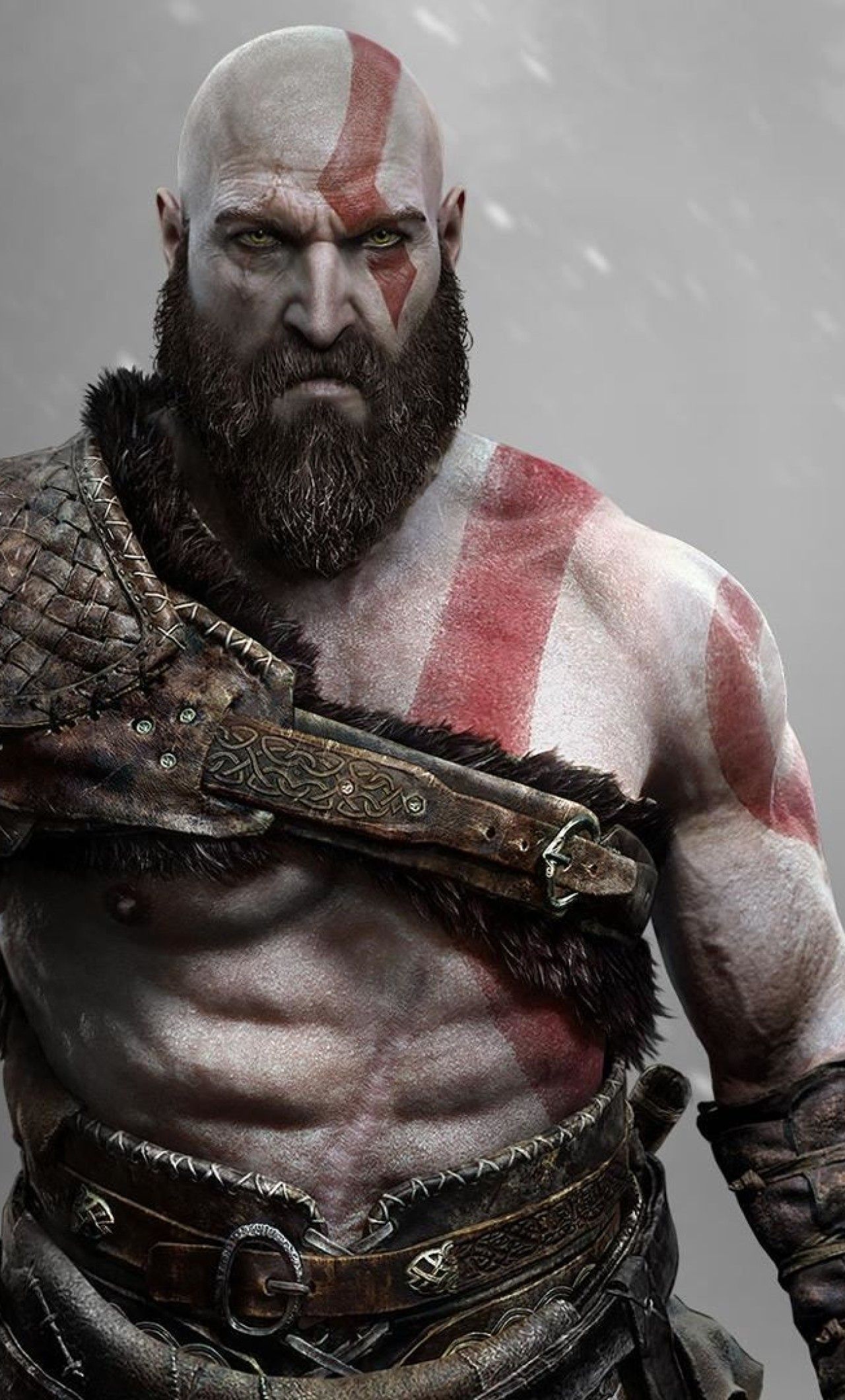 Kratos And Atreus God Of War 4 4k iPhone XS, iPhone 10