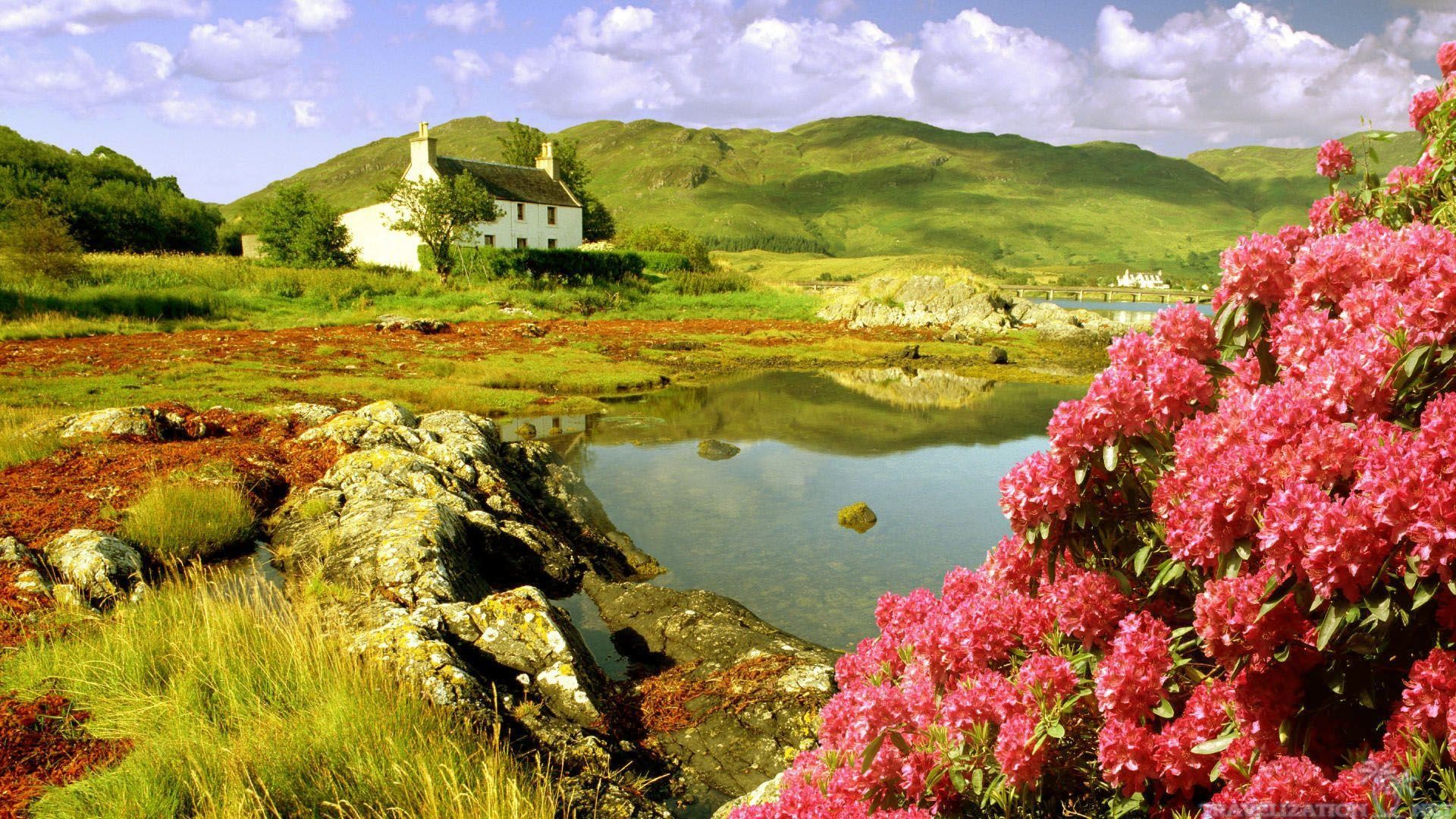 Cottage 4K wallpaper for your desktop or mobile screen free