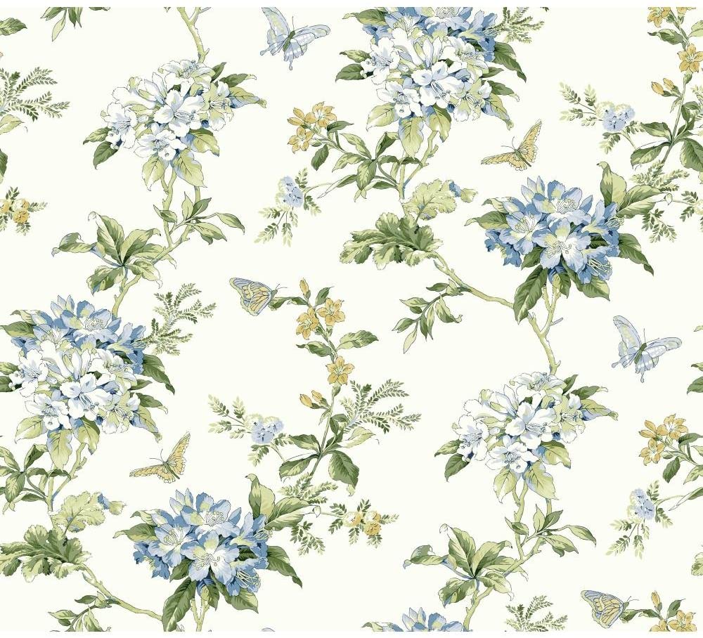 York Wallcoverings ER8216 Waverly Cottage Fawn Hill Wallpaper