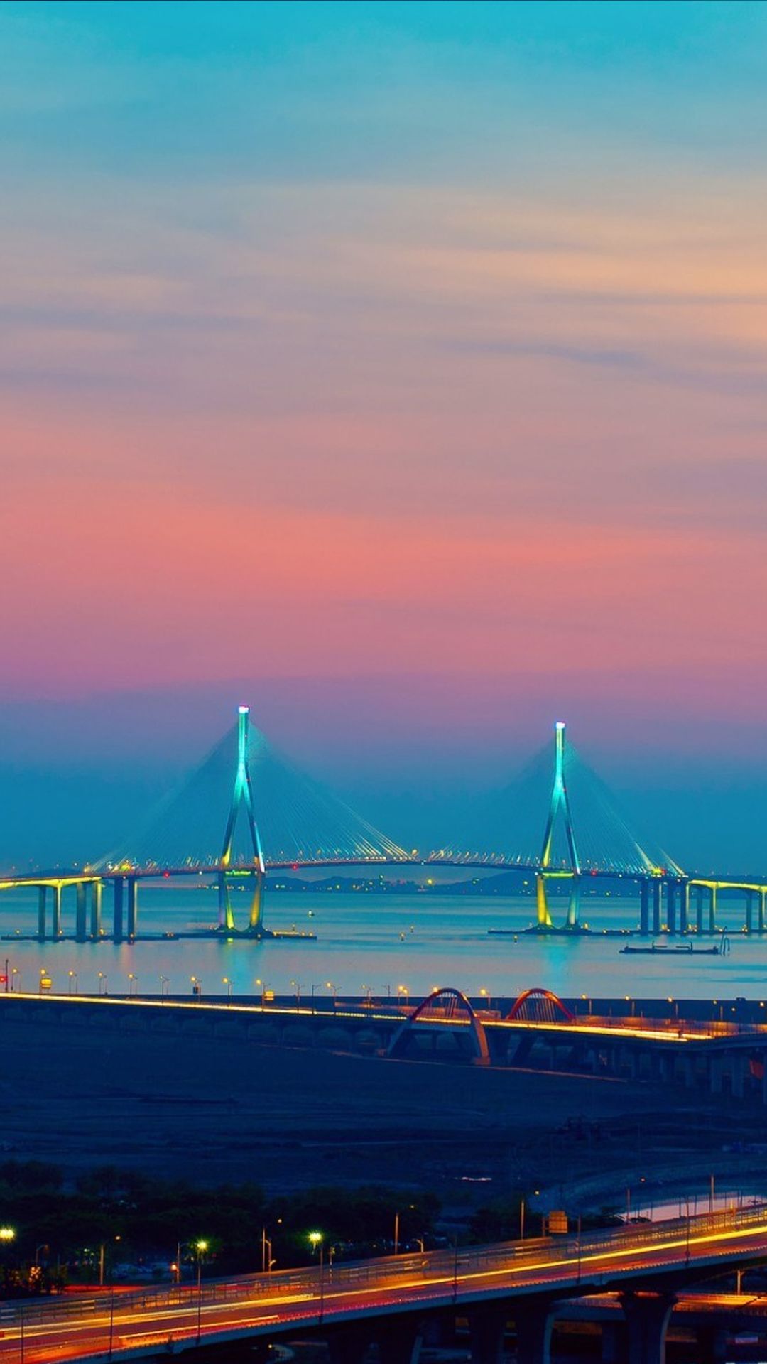 Beautiful Bridge Landscape Smartphone HD Wallpaper ⋆ GetPhotos
