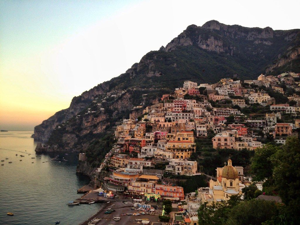 Positano Sunset Wallpapers Wallpaper Cave