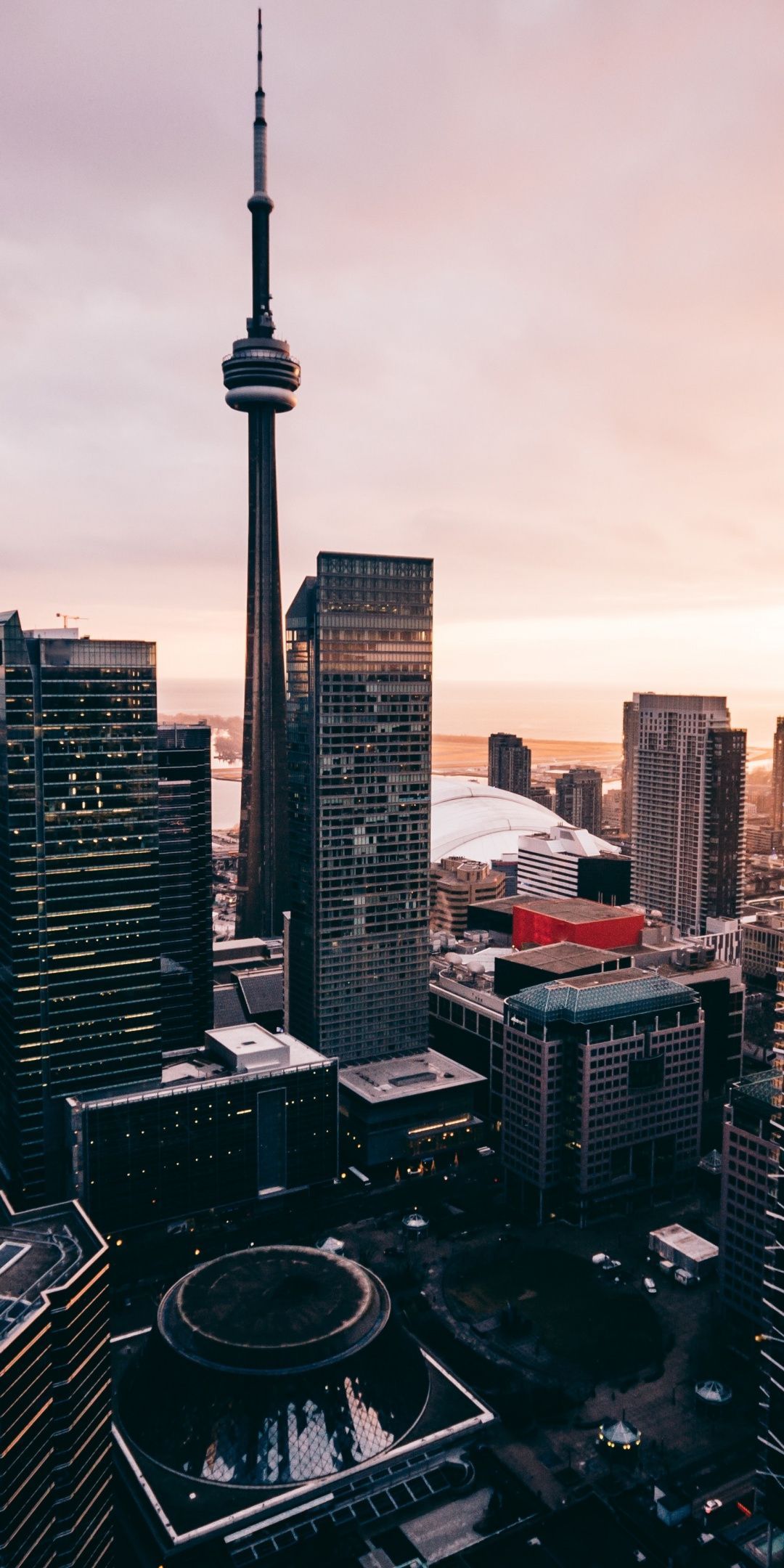 CN Tower, Toronto, buildings, 1080x2160 wallpaper