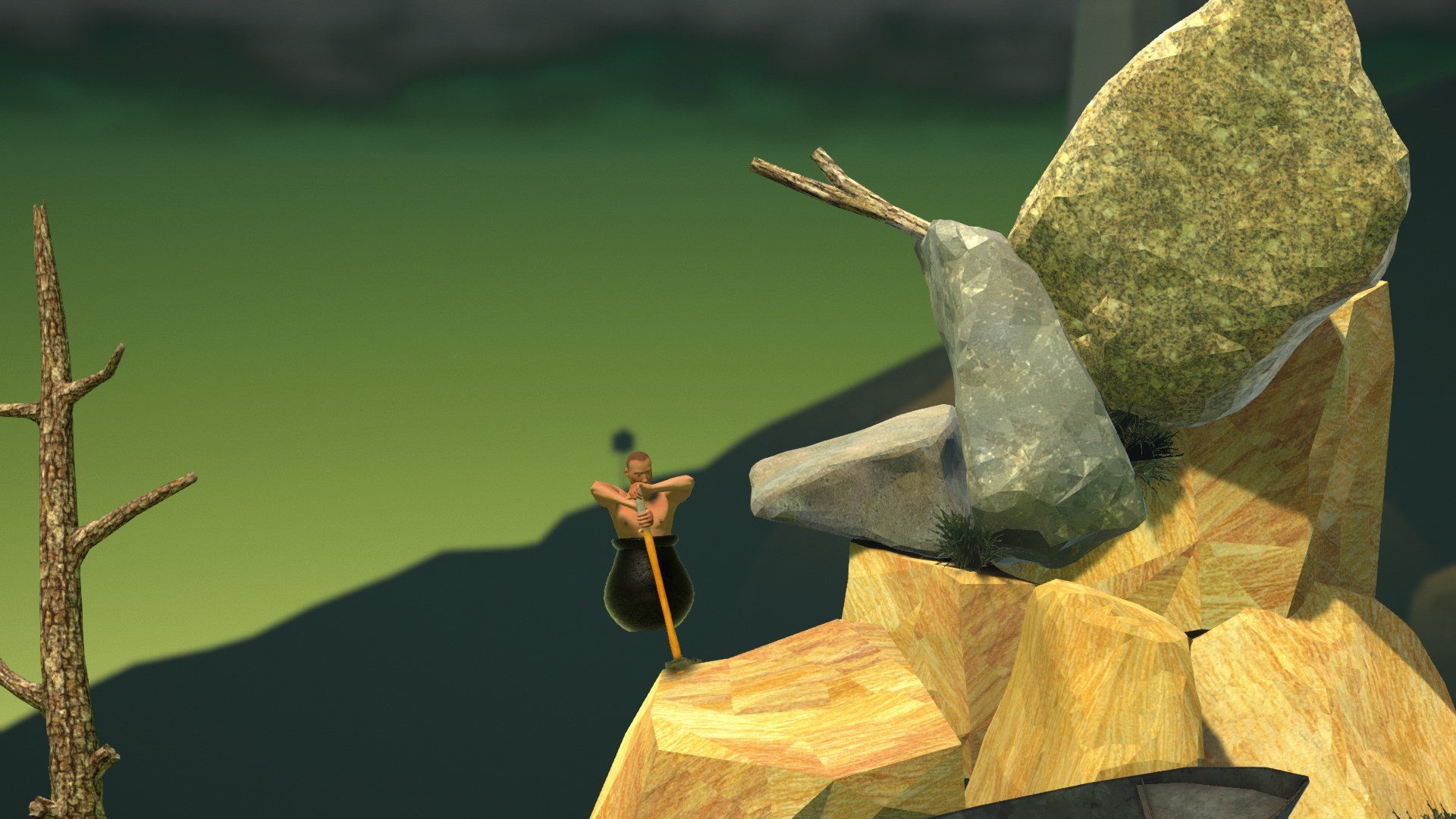 Getting Over It with Bennett Foddy HD Wallpaper. Background