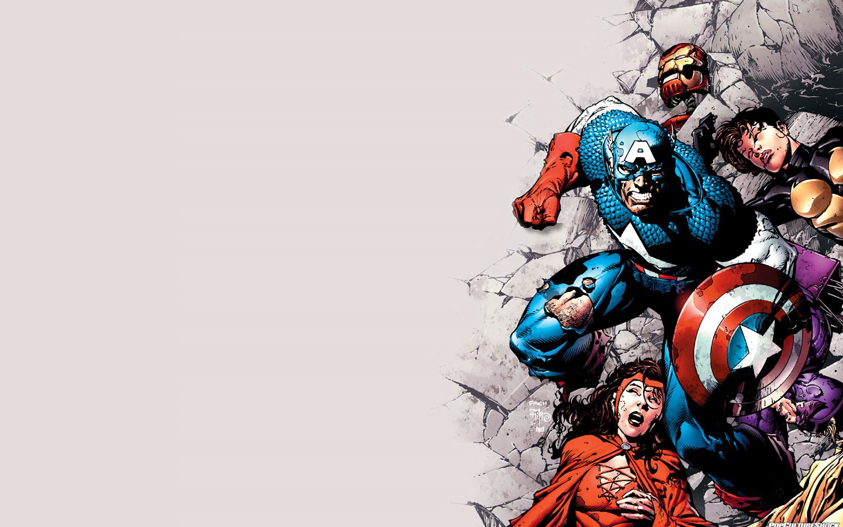Avengers Cartoon Wallpaper on .wallpaperafari.com