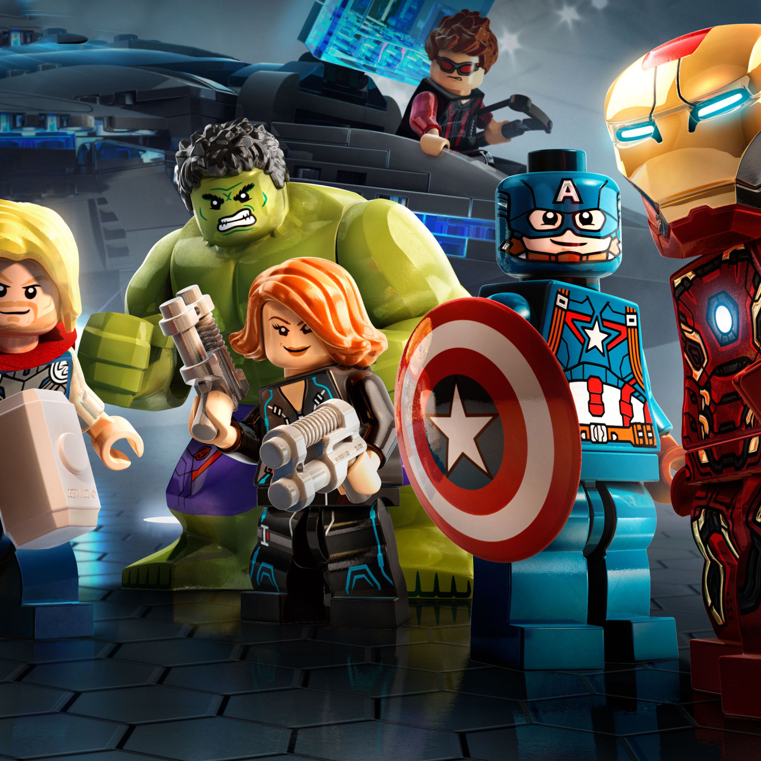 Marvel Avengers Lego iPad Pro Retina Display HD 4k