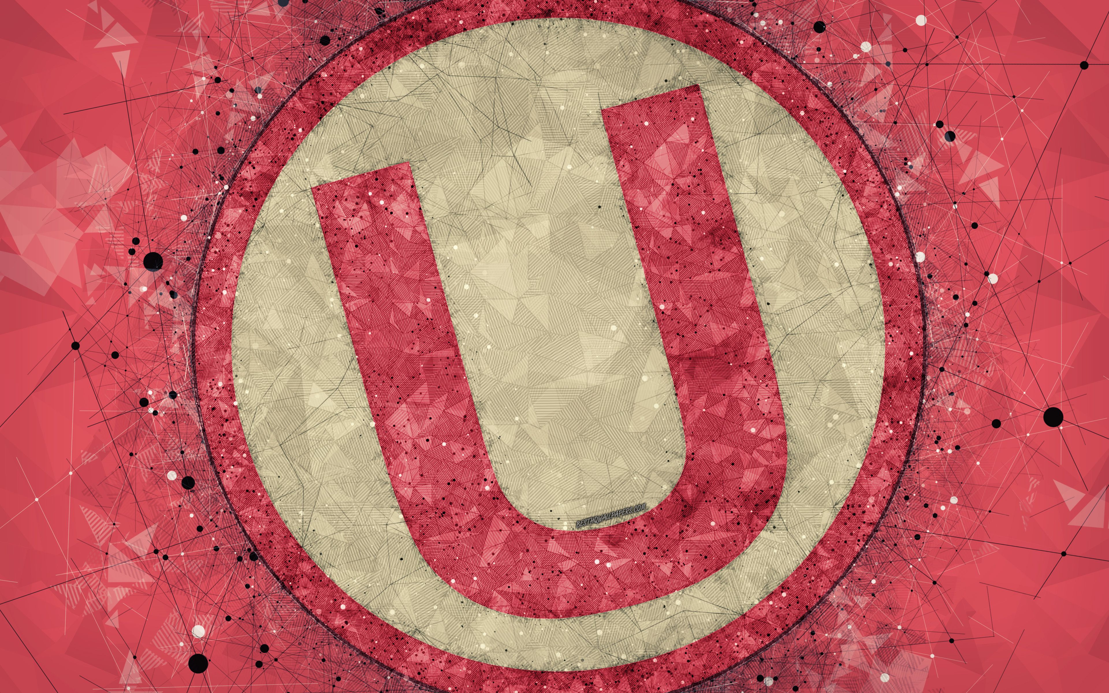 Download wallpaper Club Universitario de Deportes, 4k, geometric