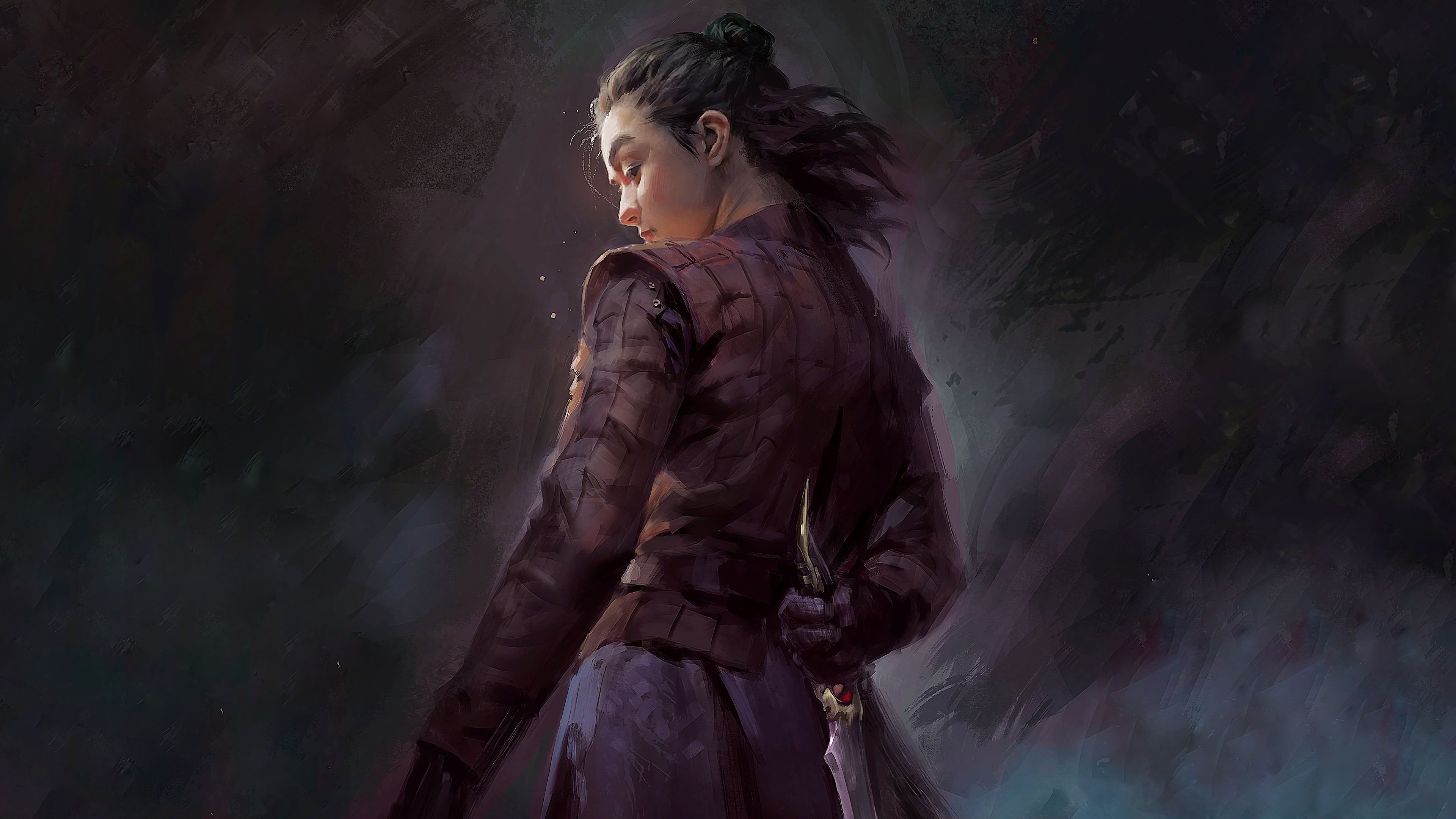 Arya Stark Game of Thrones 4K Wallpaper