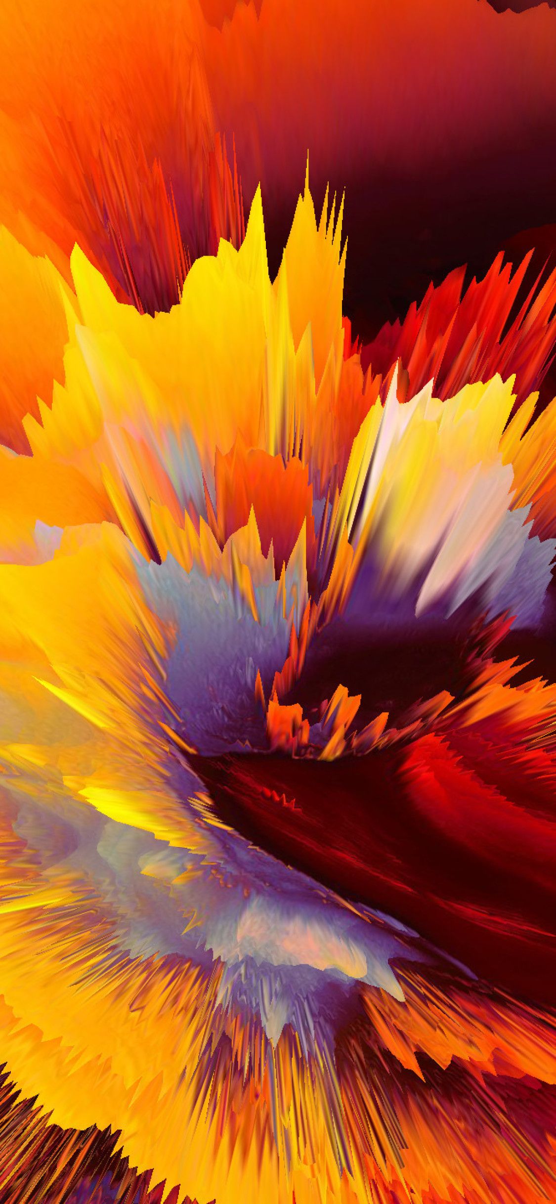 Damage Colors Abstract iPhone XS, iPhone iPhone X HD