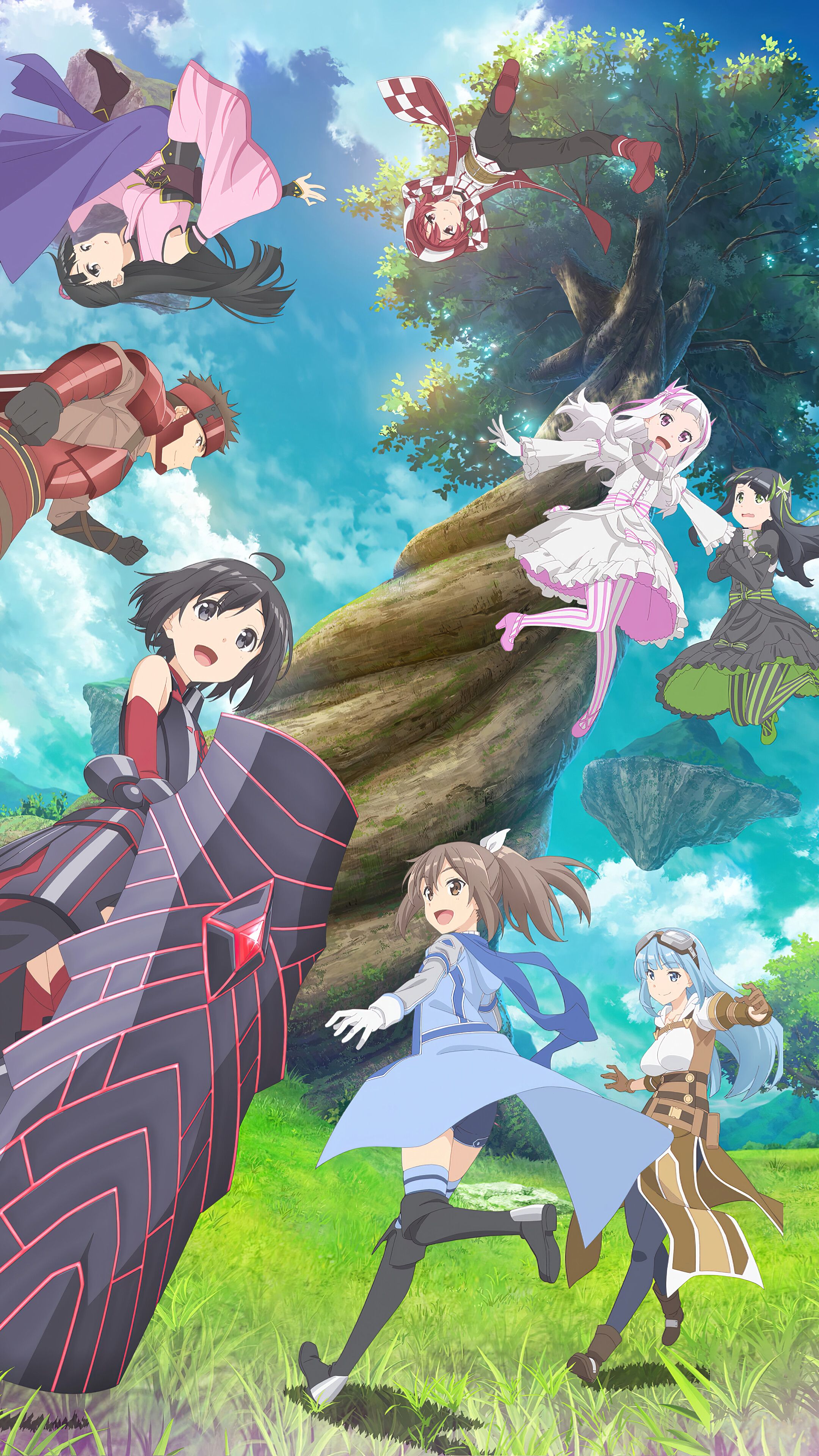 Bofuri, Anime, Characters, Denoise, 4K iPhone 6s, 6 HD